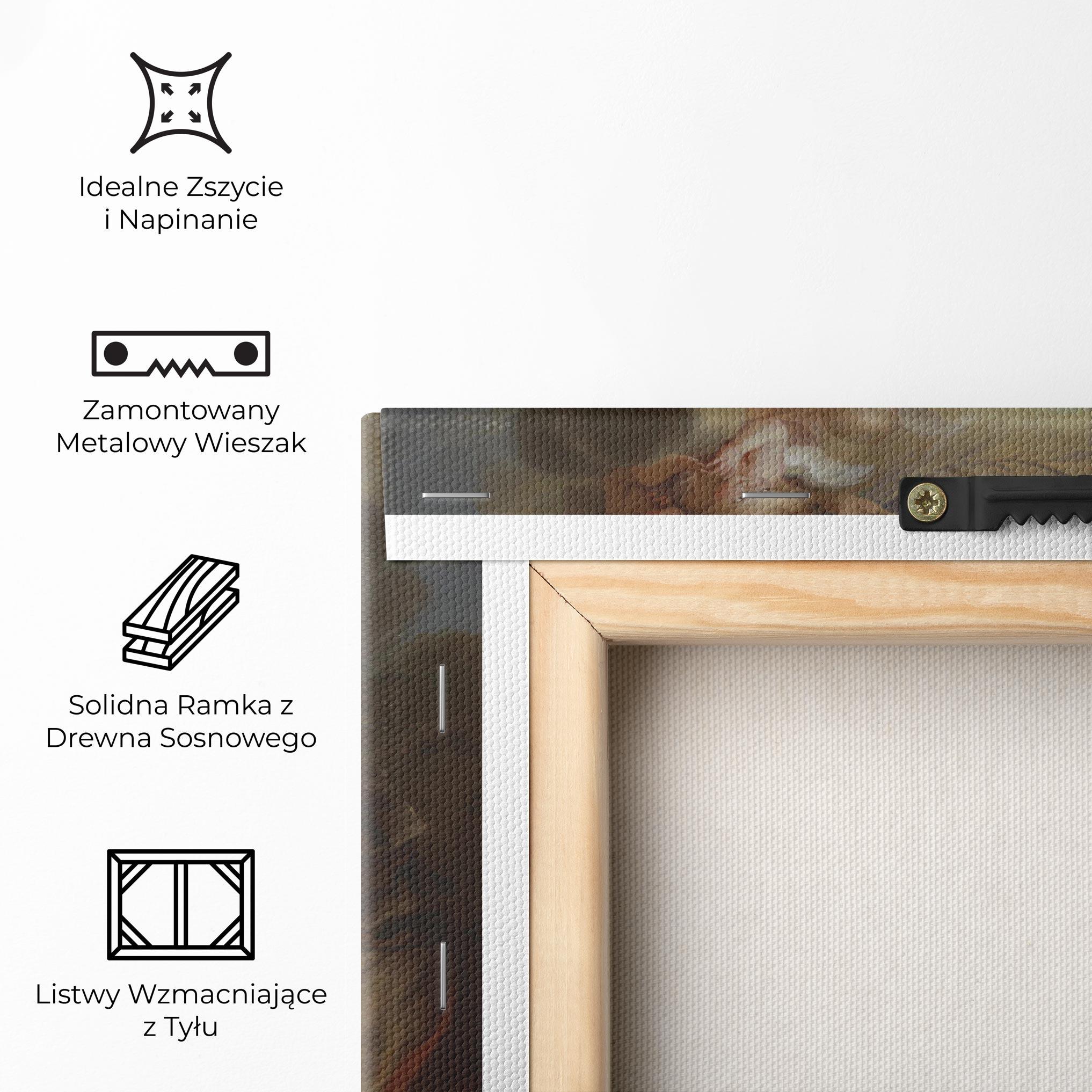 Obraz na Płótnie Divine Yellow Light mockup 5