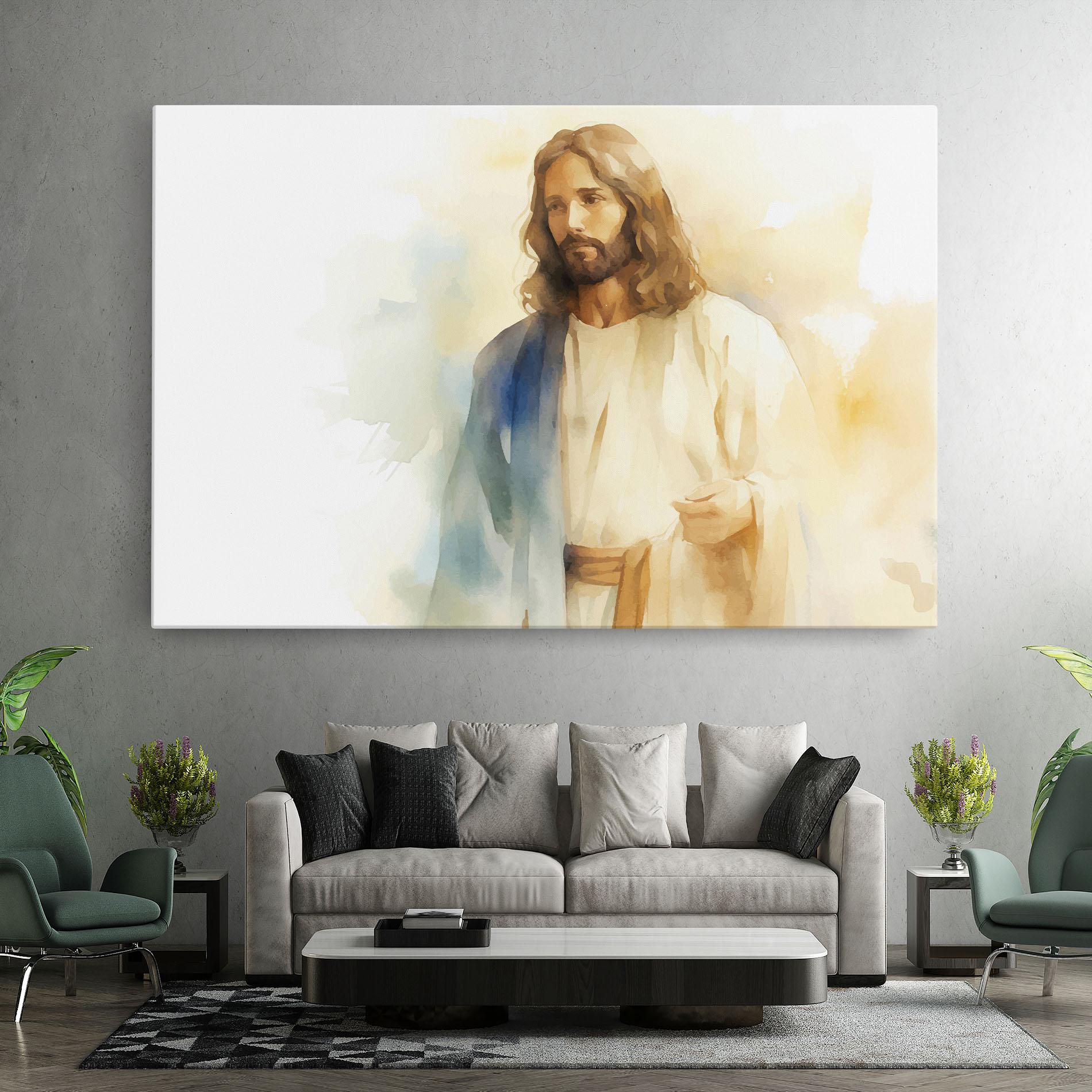 Obraz na Płótnie Jesus Light Art mockup 7