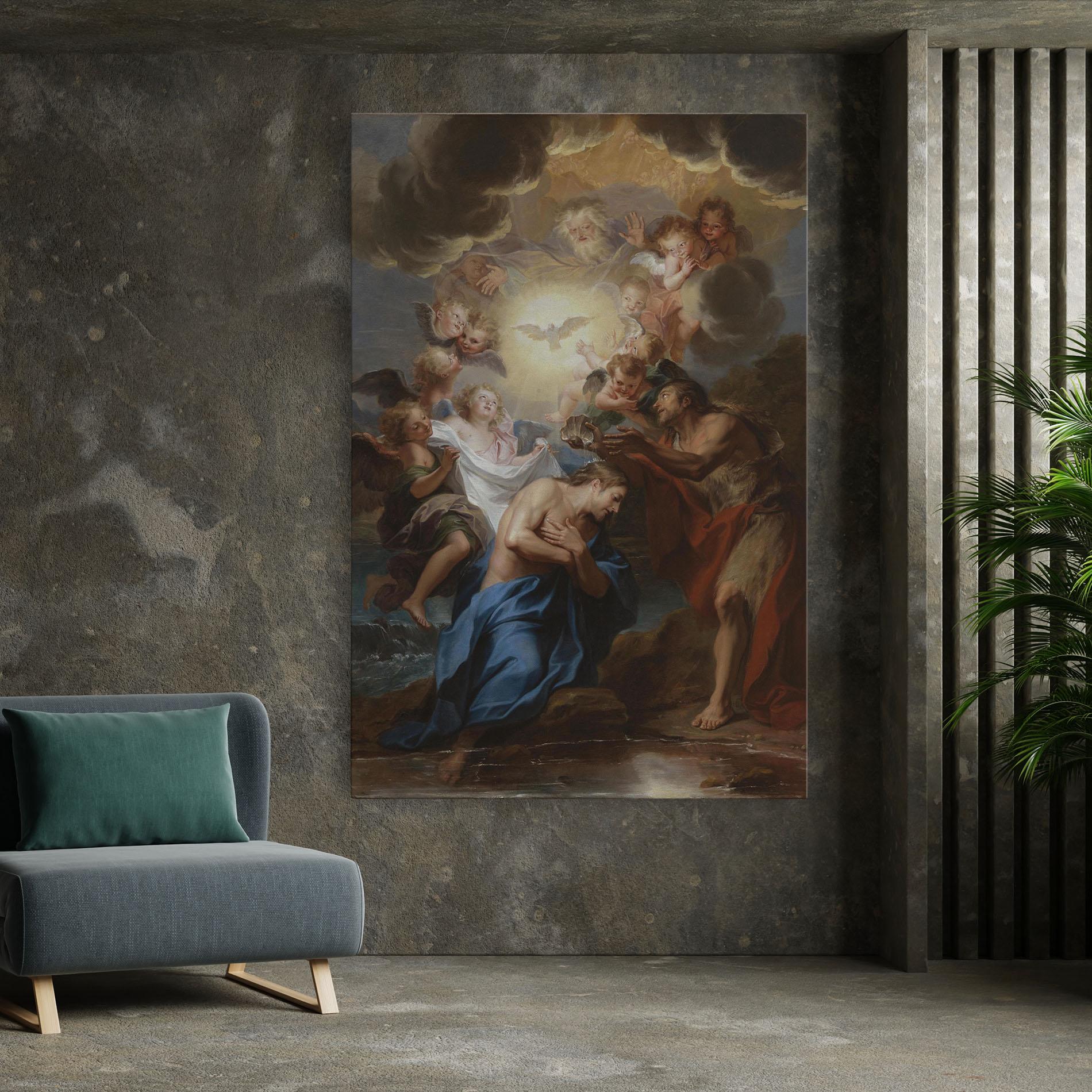 Obraz na Płótnie Divine Yellow Light mockup 7