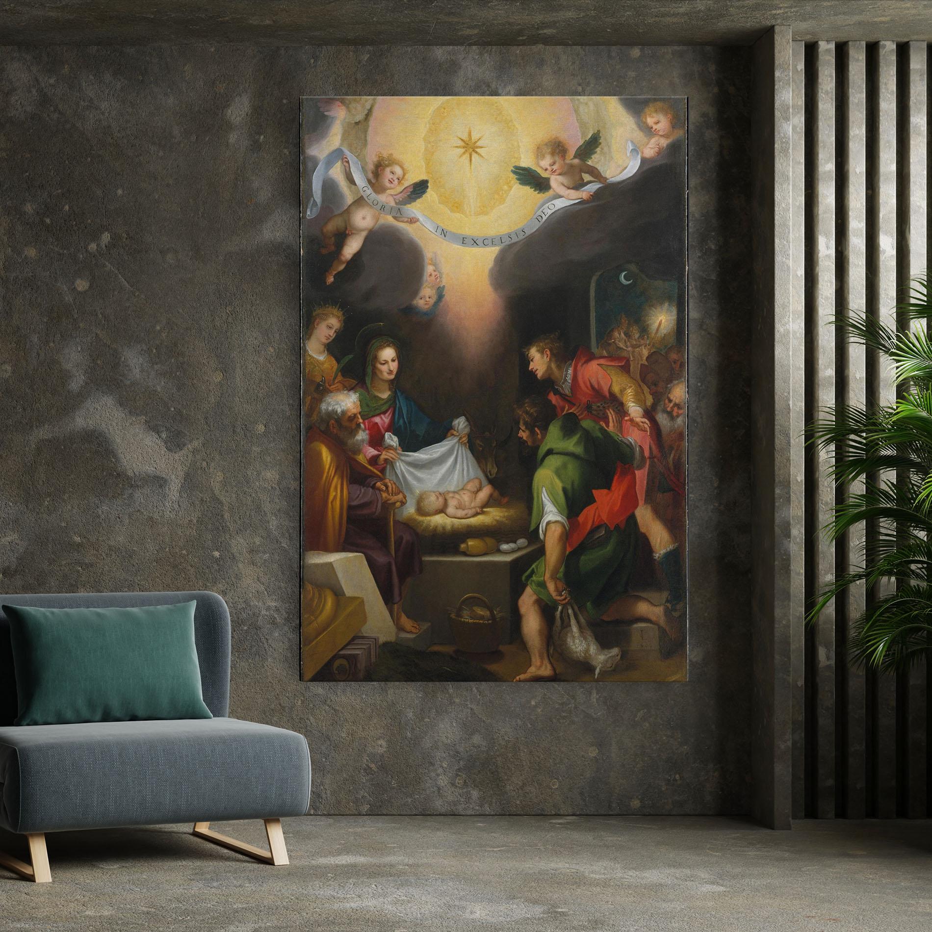 Obraz na Płótnie Religious Baby View mockup 7