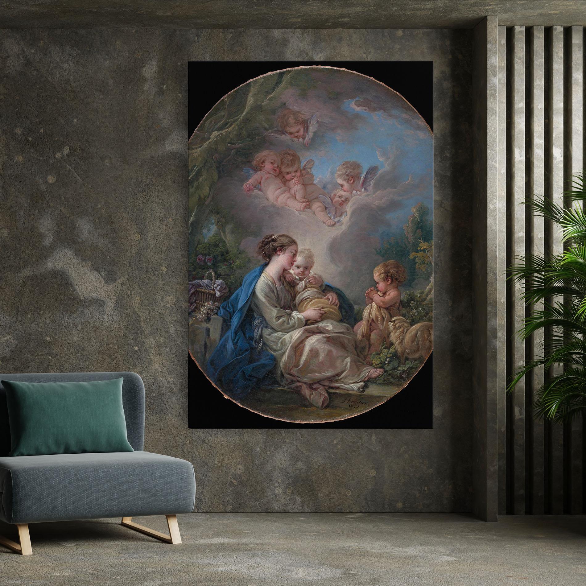 Obraz na Płótnie Religious Circle mockup 7