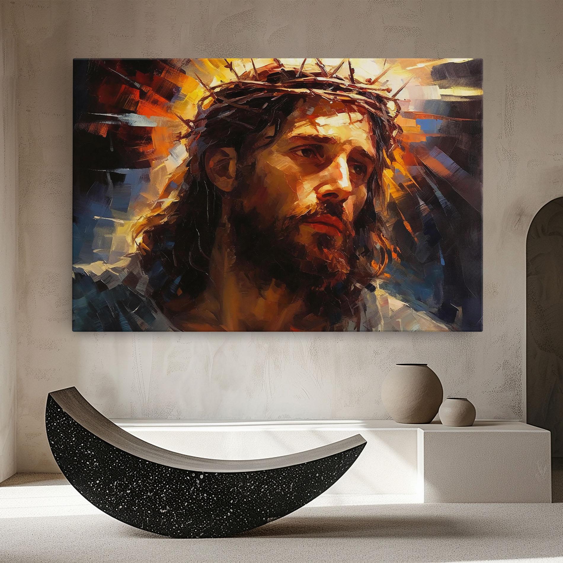 Obraz na Płótnie Jesus Crown mockup 8