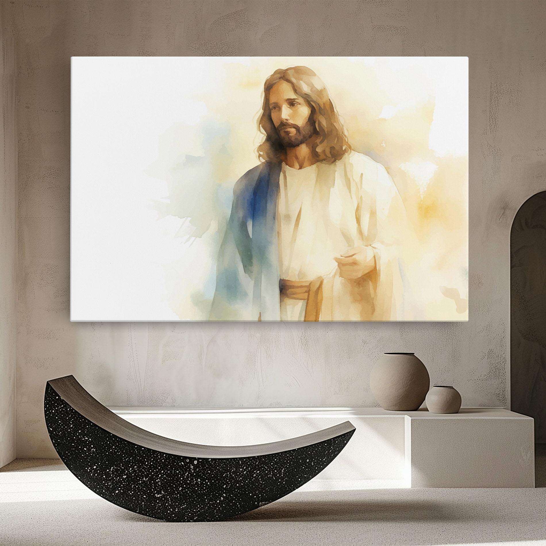 Obraz na Płótnie Jesus Light Art mockup 8