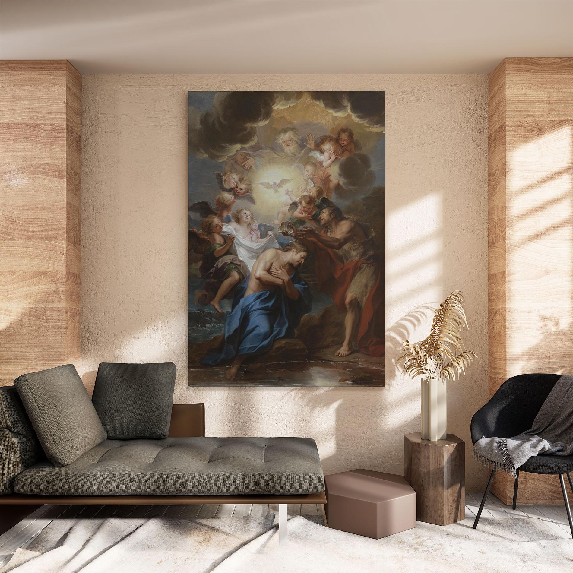 Obraz na Płótnie Divine Yellow Light mockup 8