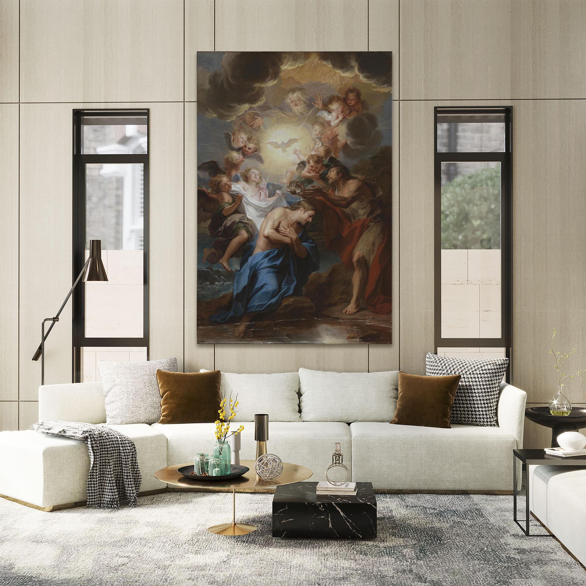 Obraz na Płótnie Divine Yellow Light mockup 2