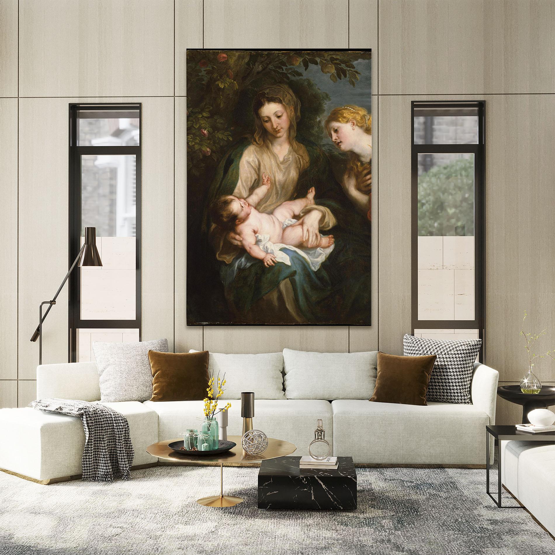 Obraz na Płótnie Looking At Baby mockup 2