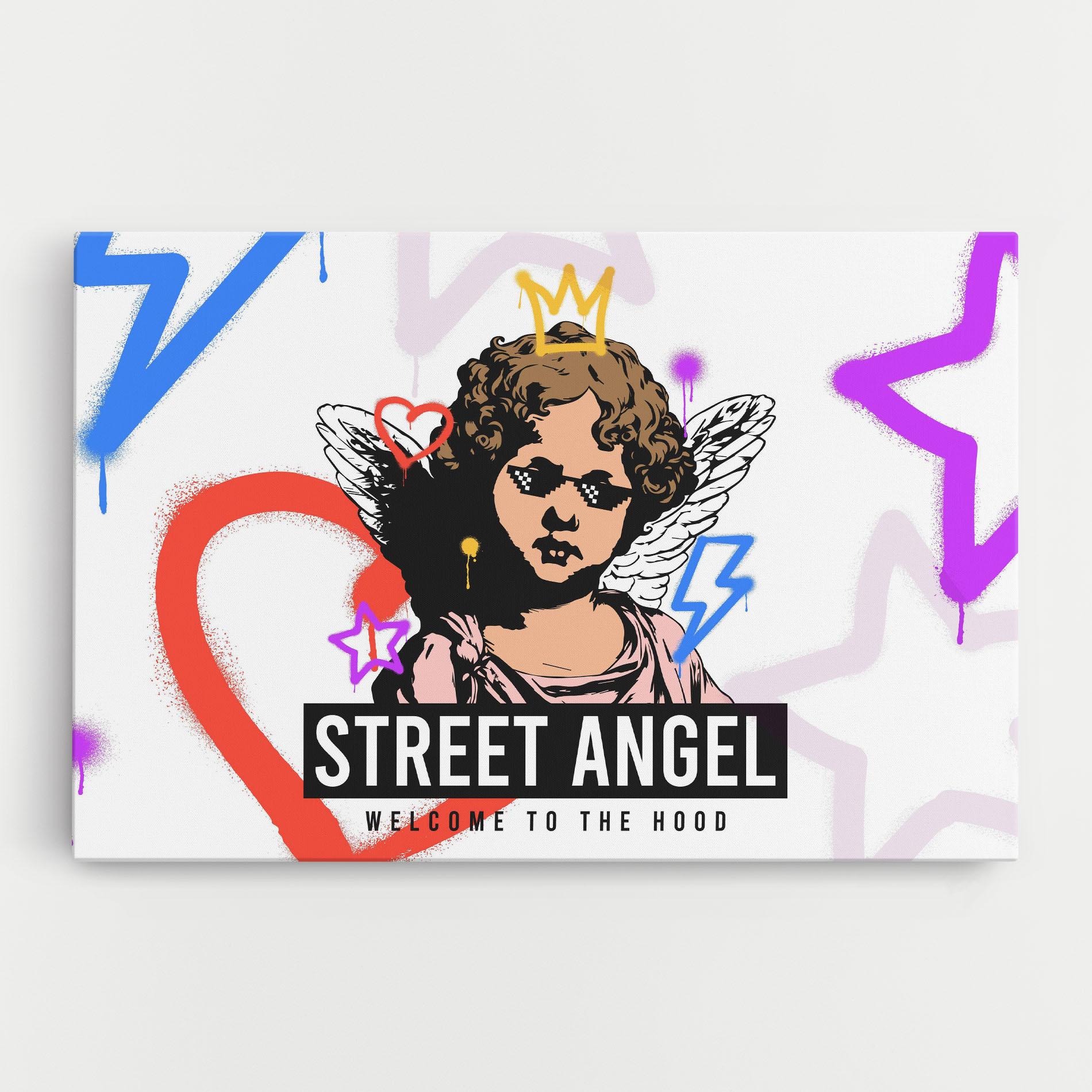 Obraz na Płótnie Hood Angel mockup 0