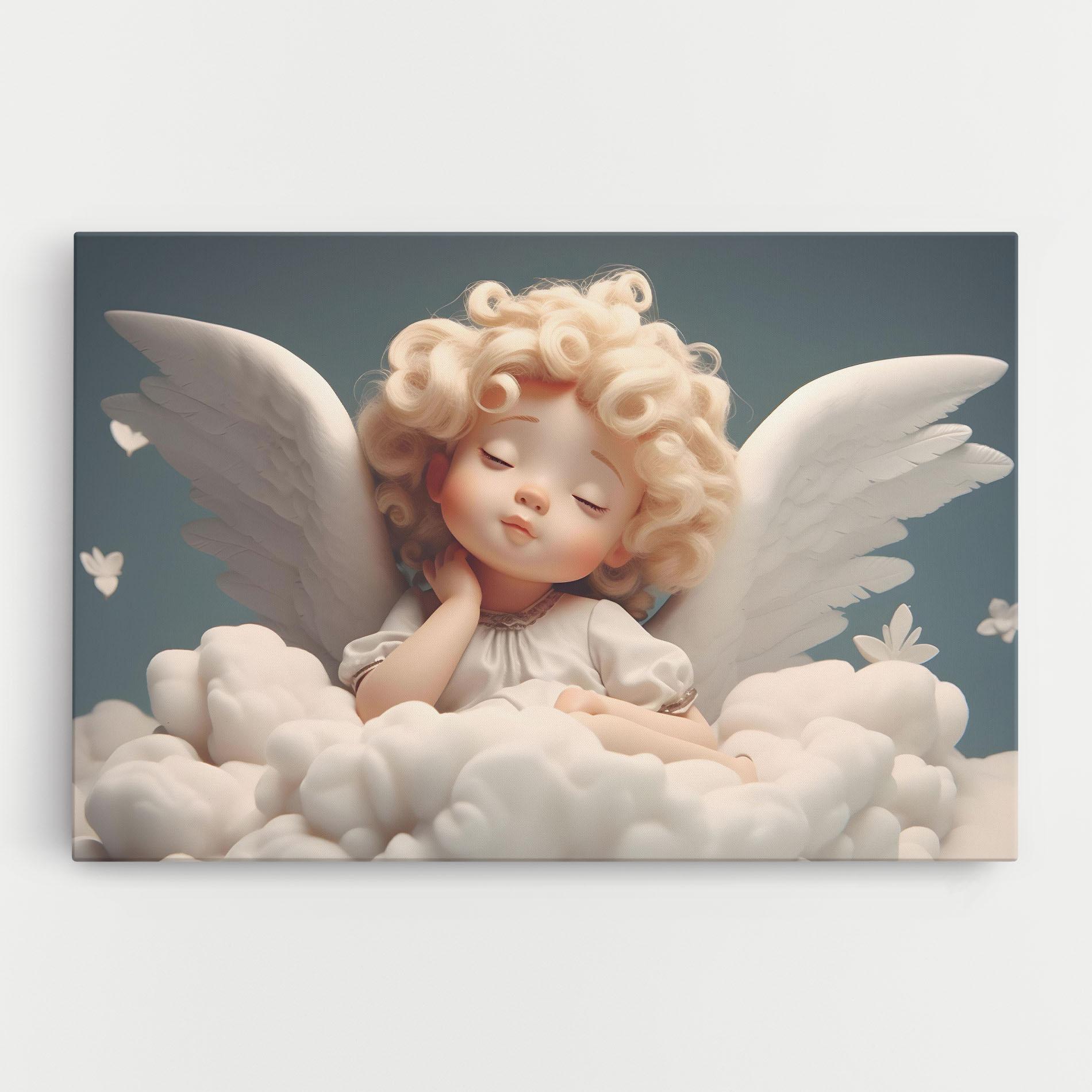 Obraz na Płótnie Statue Baby Angel mockup 0