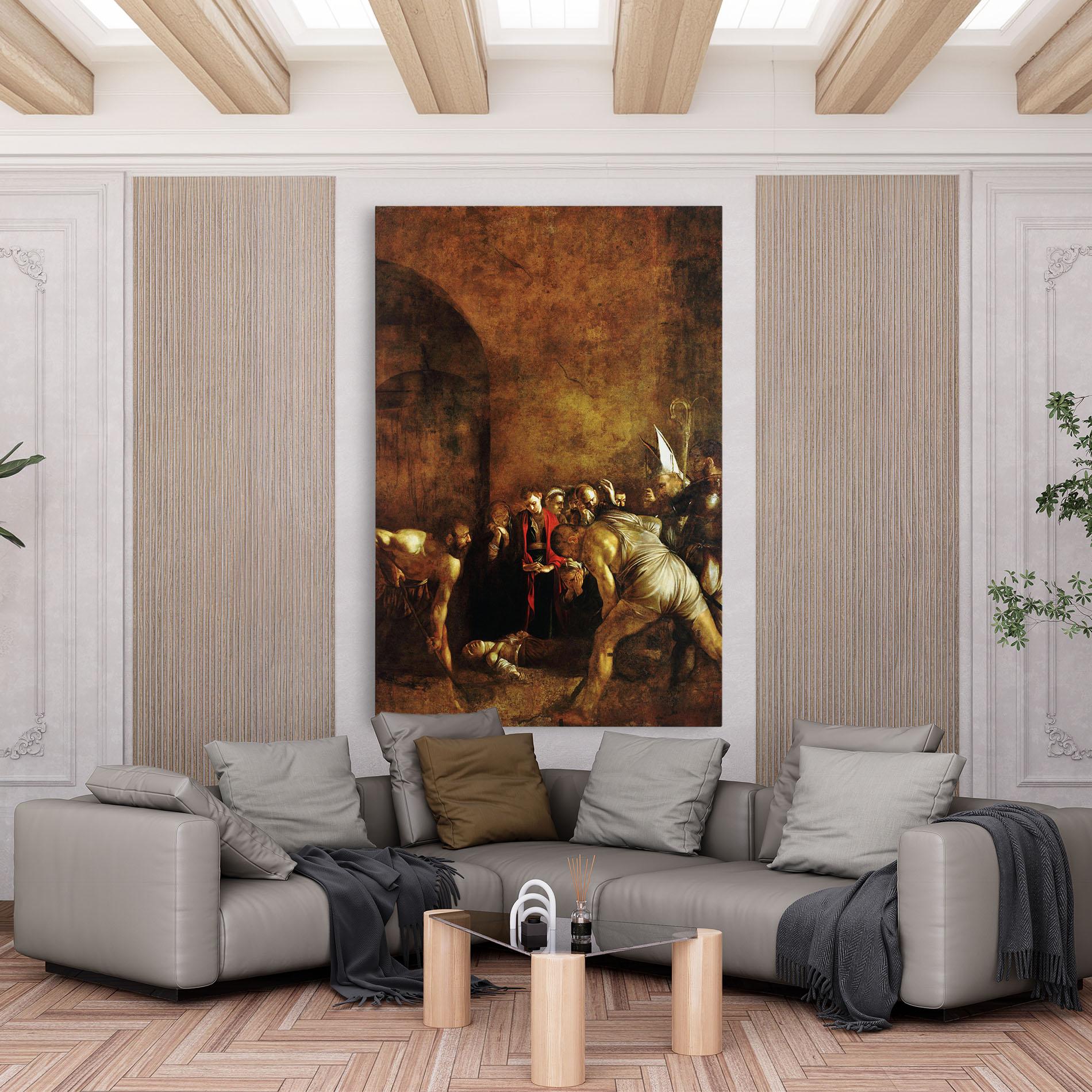 Obraz na Płótnie Burial Of Saint Lucy mockup 6