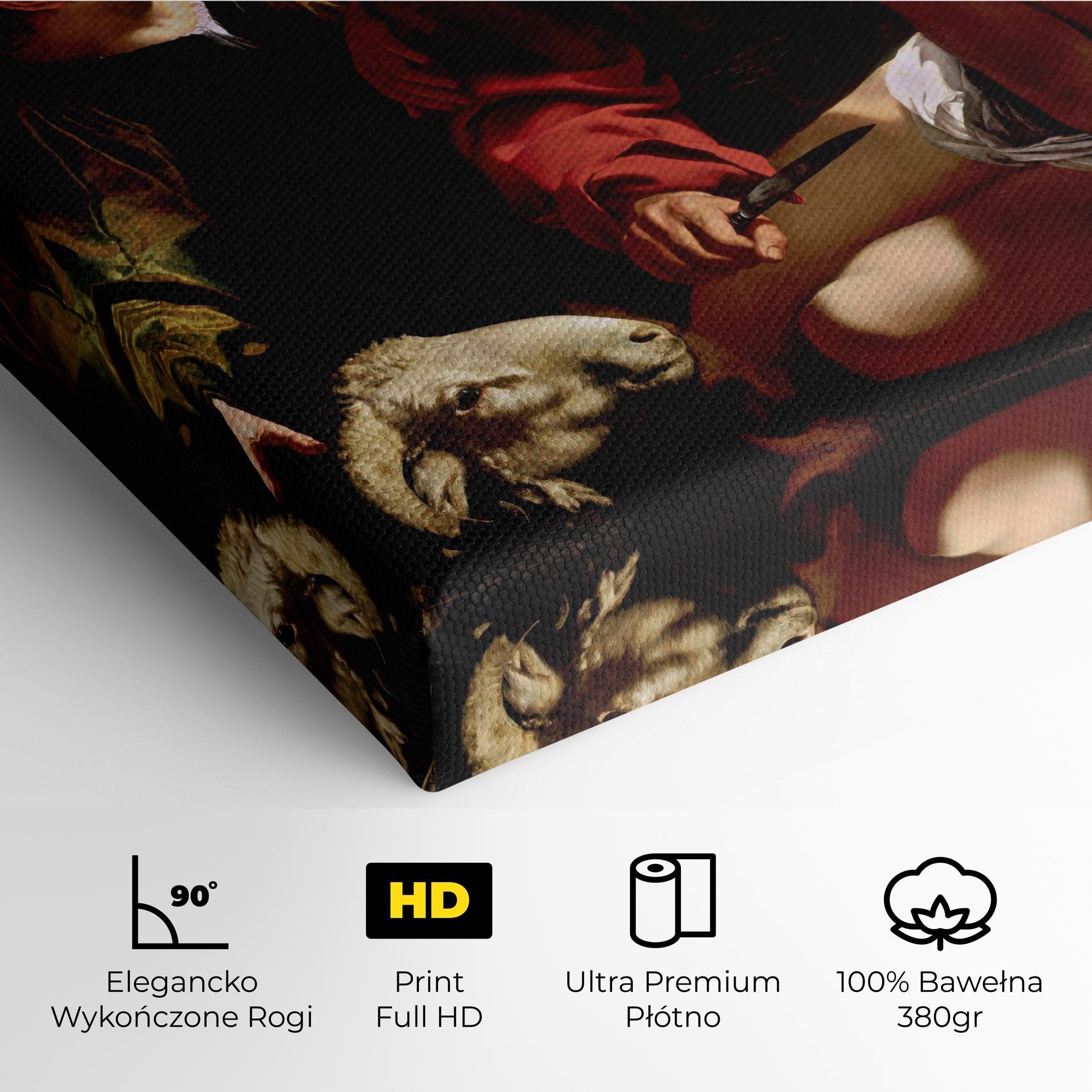 Obraz na Płótnie Sacrifice Of Isaac mockup 4