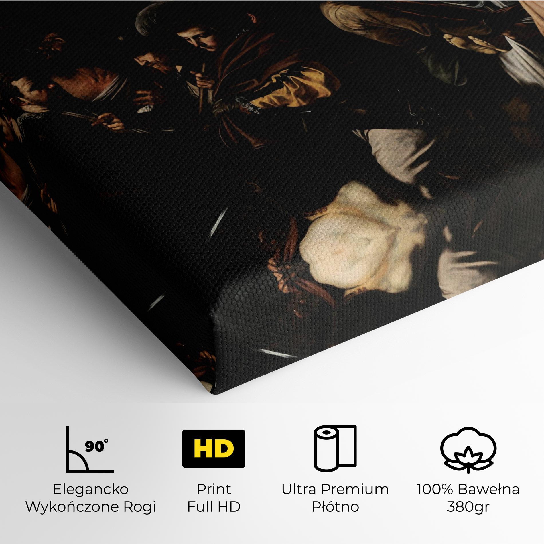 Obraz na Płótnie Sette Opere Di Misericordia mockup 4