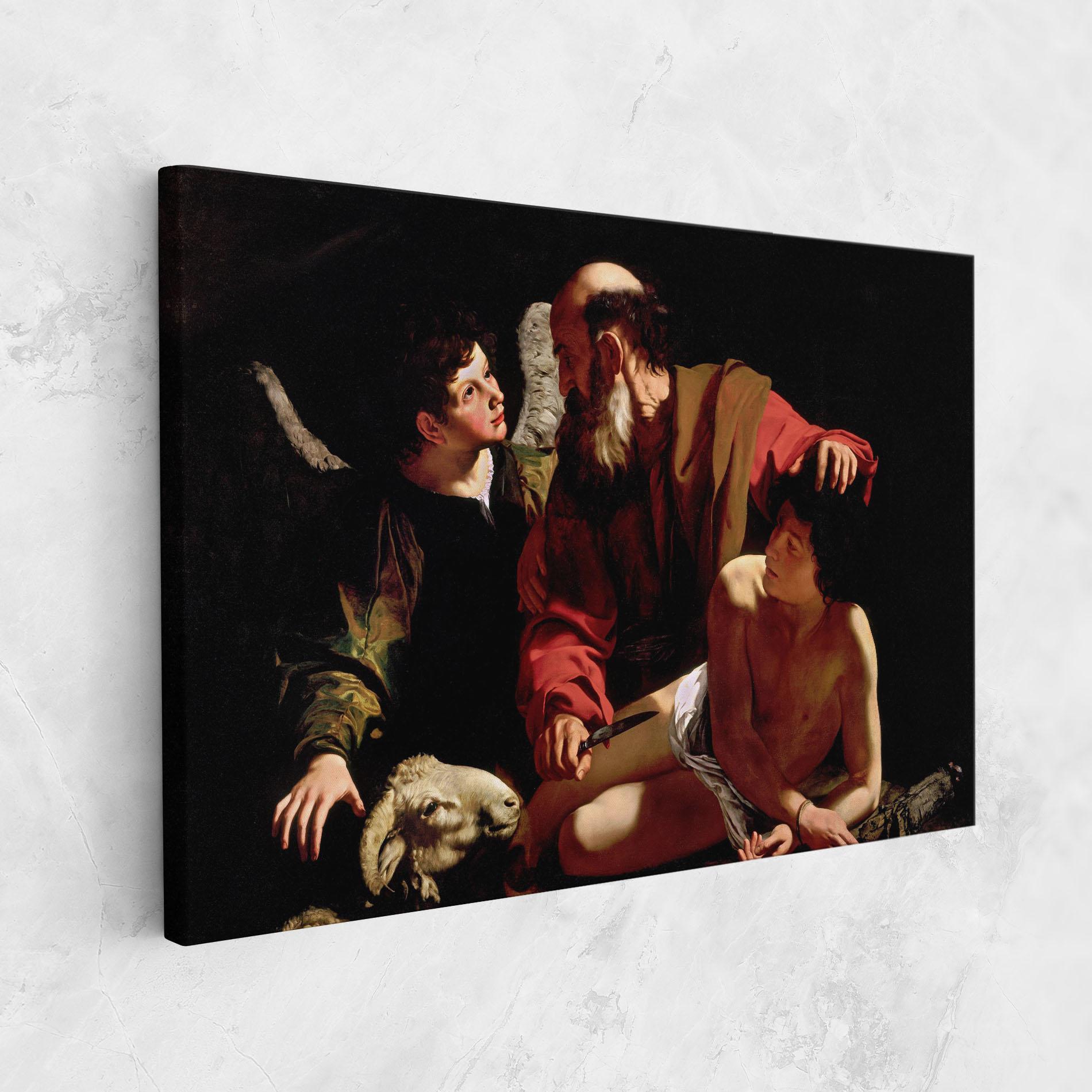 Obraz na Płótnie Sacrifice Of Isaac mockup 1