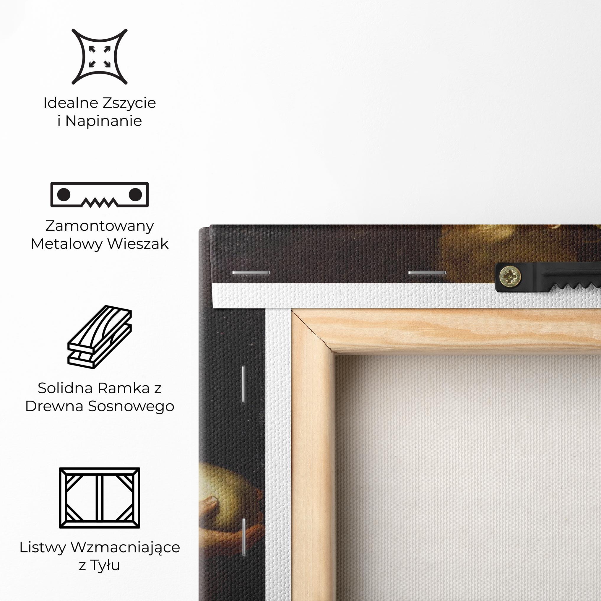 Obraz na Płótnie Caravaggio Francis Prayer mockup 5