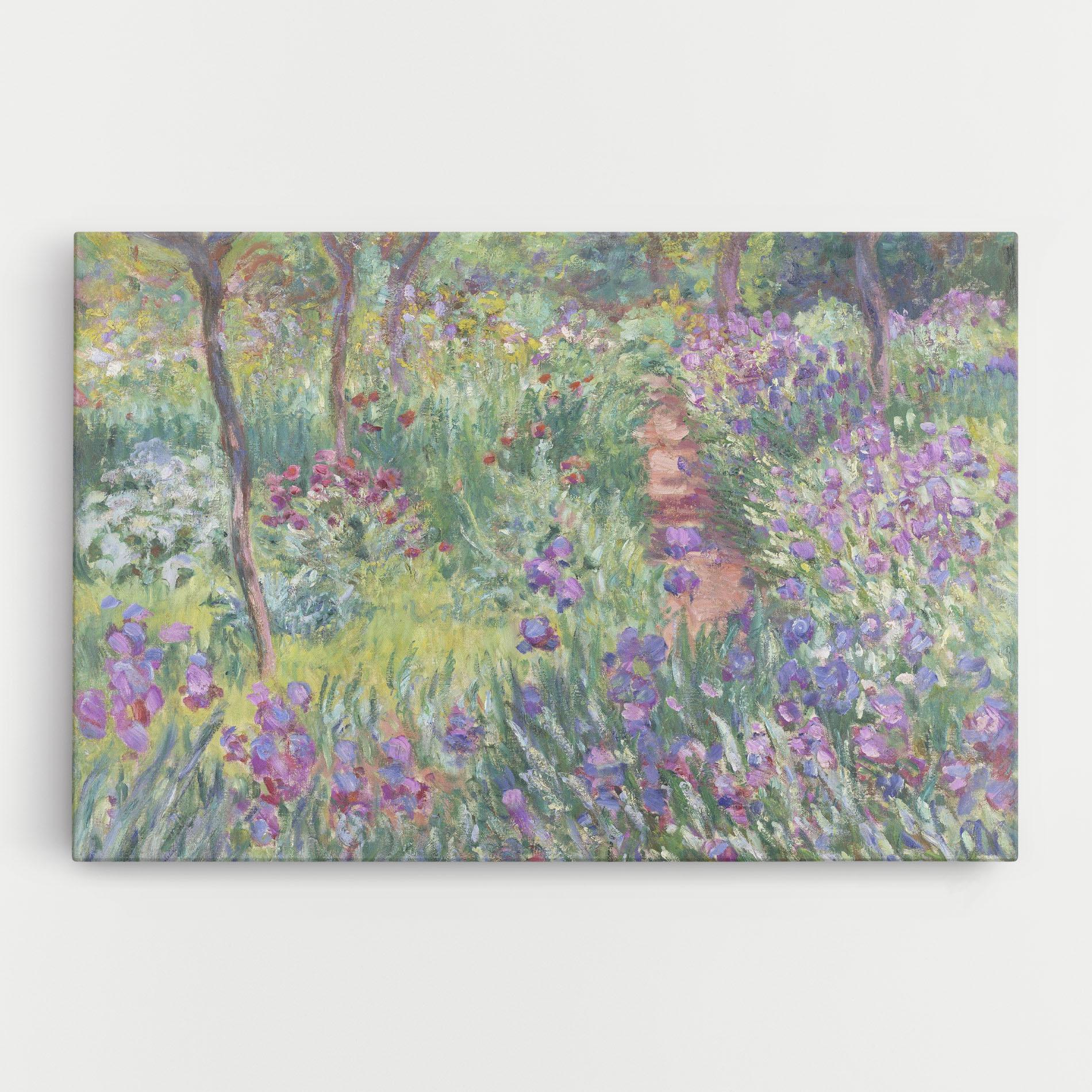 Obraz na Płótnie Garden In Giverny Monet mockup 0