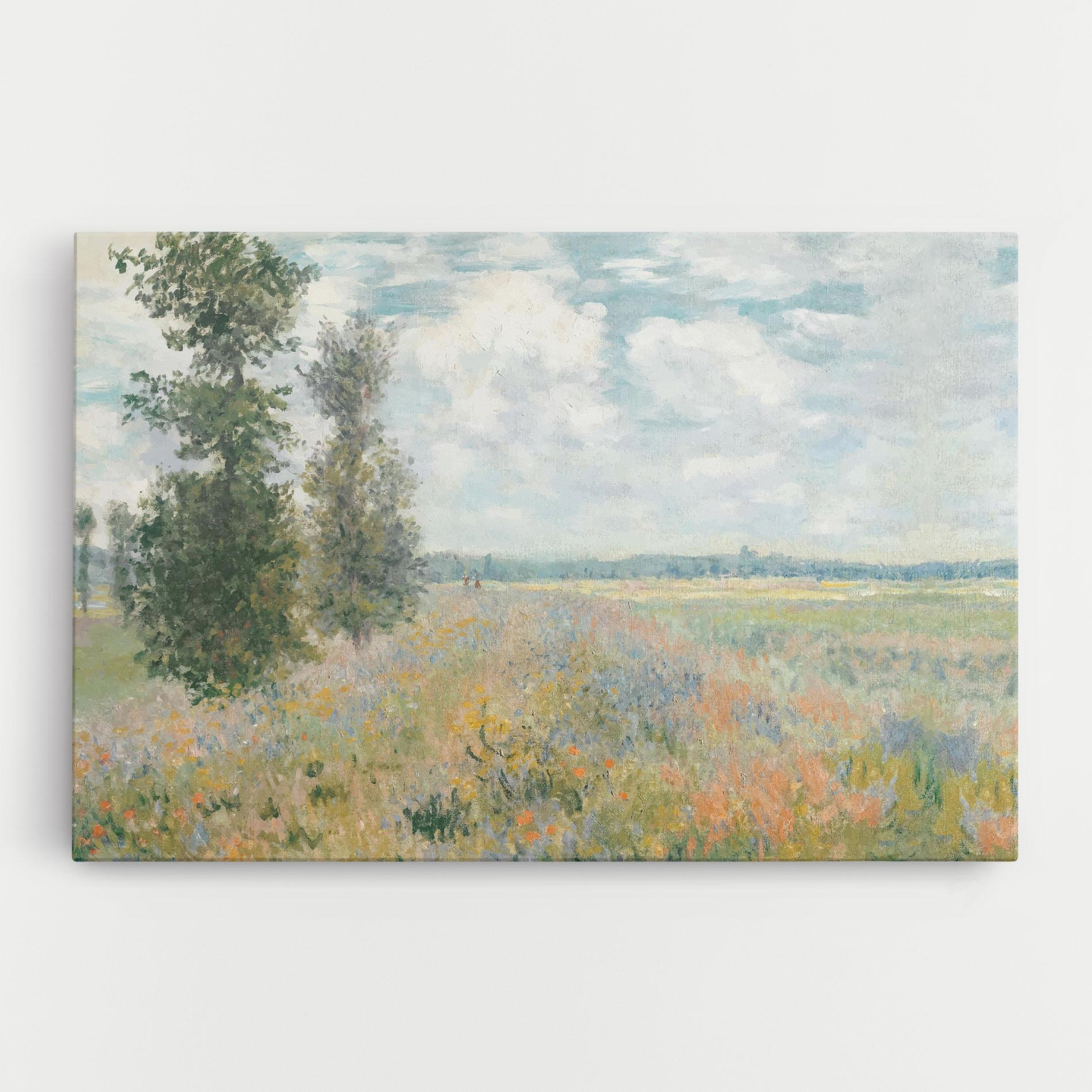 Obraz na Płótnie Monet's Landscape Background mockup 0