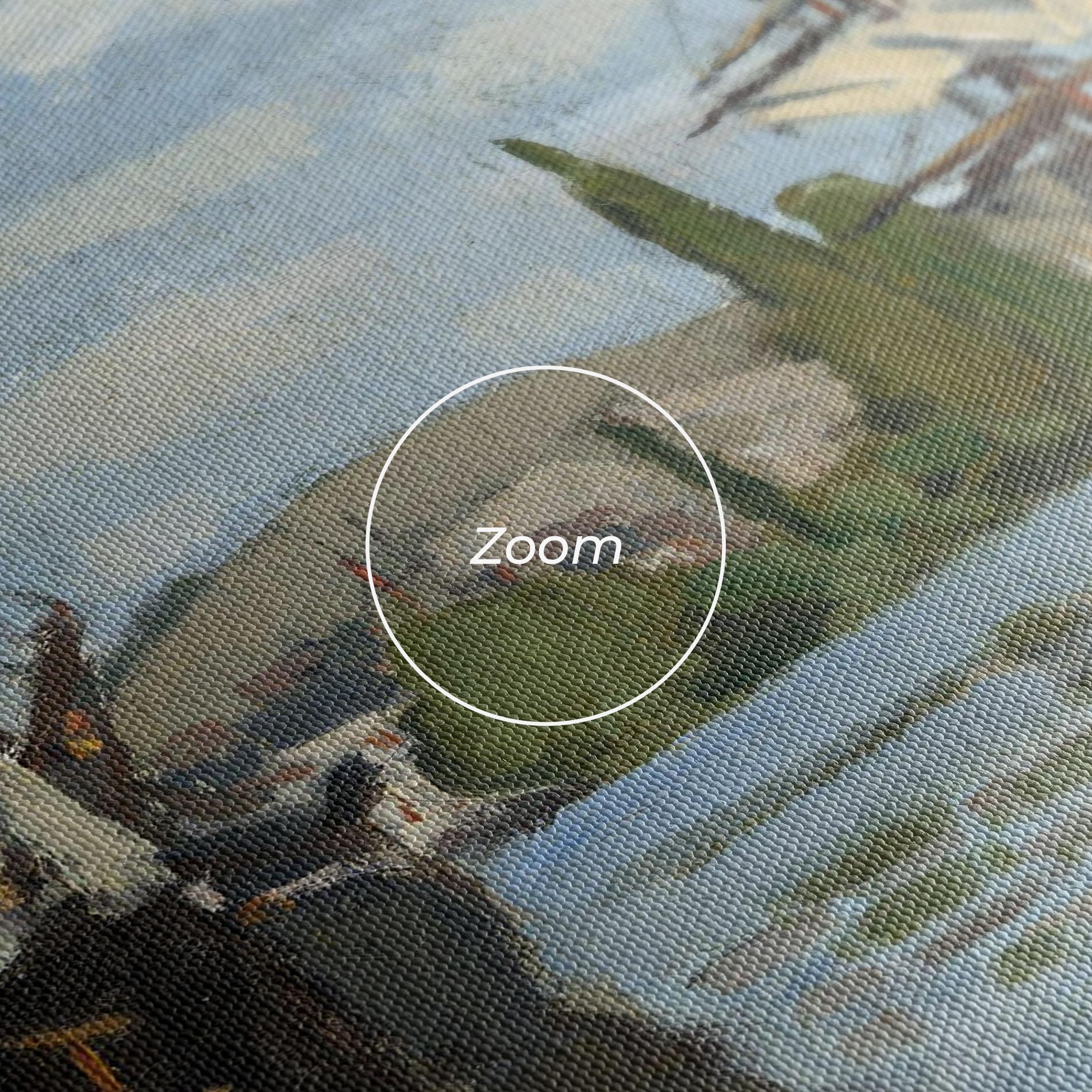 Obraz na Płótnie Ships At Rouen mockup 3