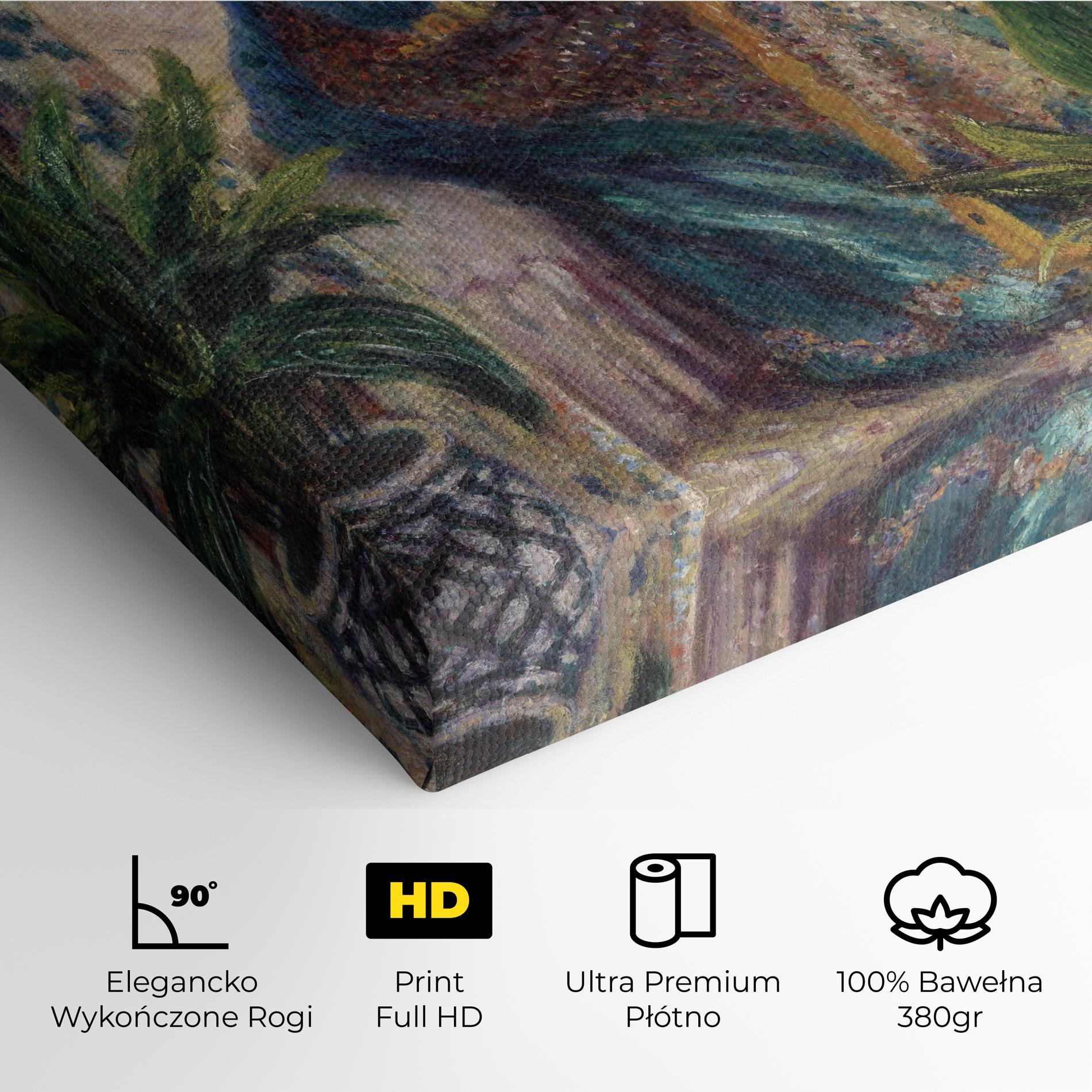 Obraz na Płótnie Monet Embroidering mockup 4