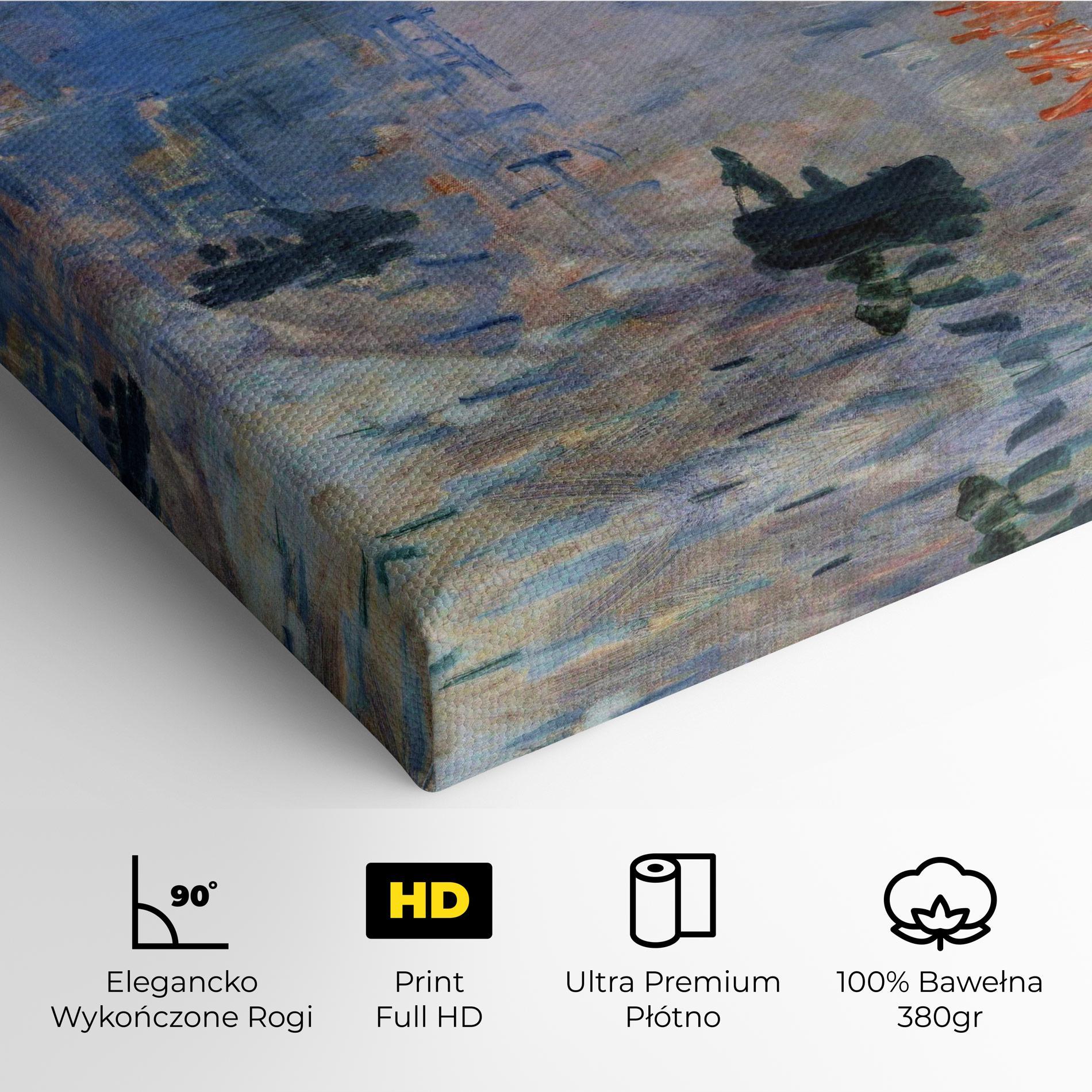 Obraz na Płótnie Monet Impressionist mockup 4