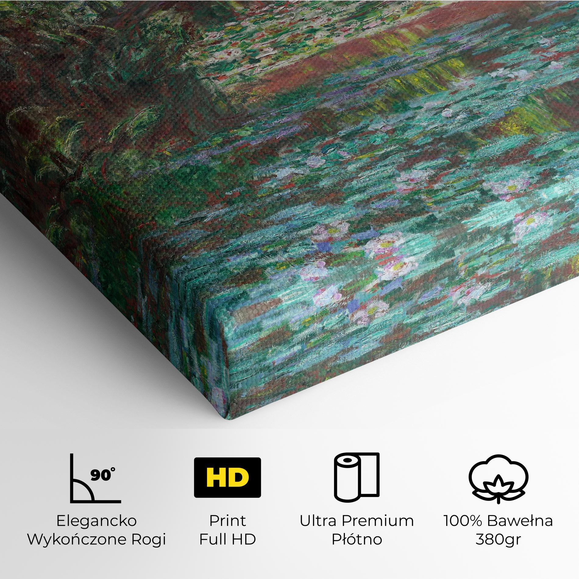 Obraz na Płótnie Water Lily Pond mockup 4