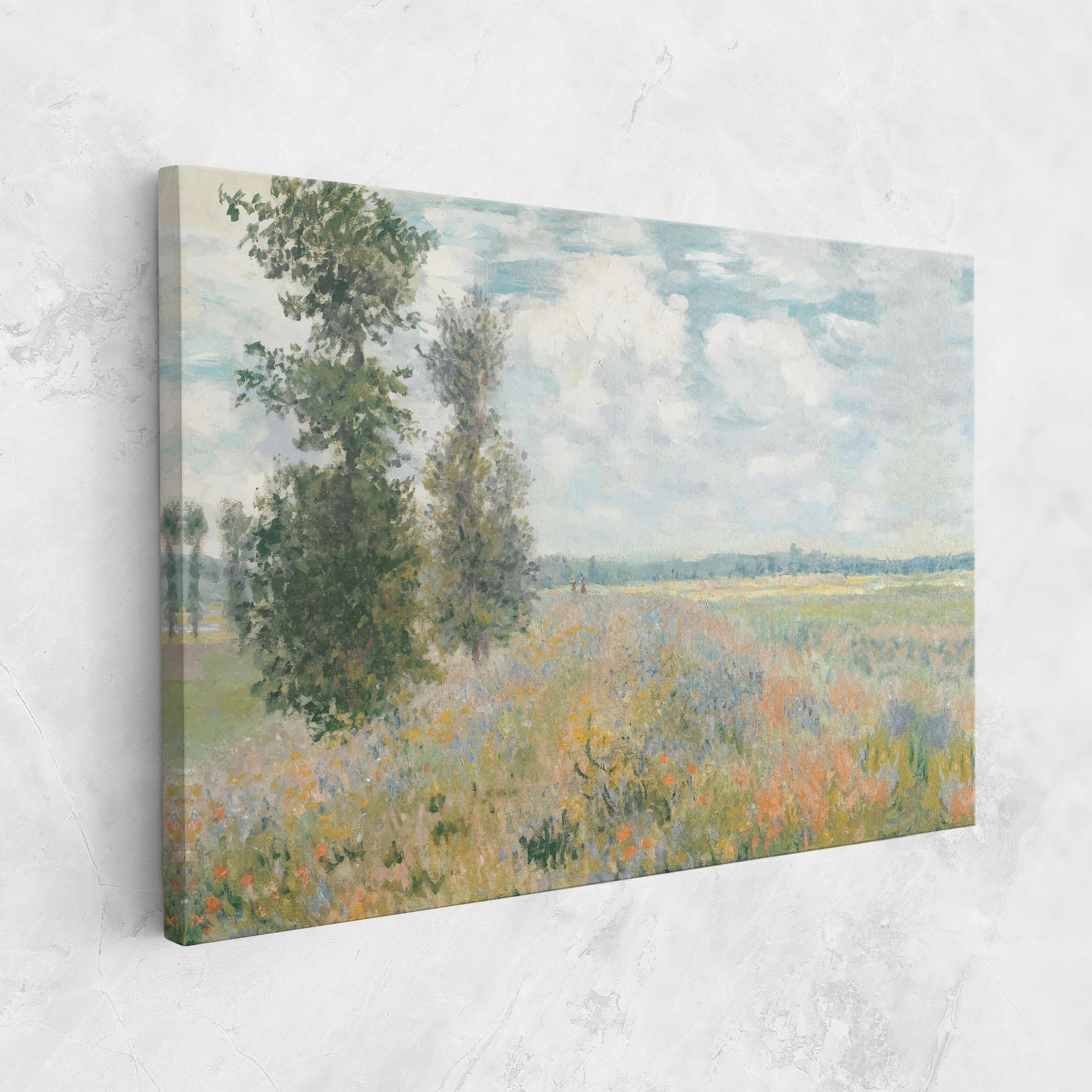 Obraz na Płótnie Monet's Landscape Background mockup 1