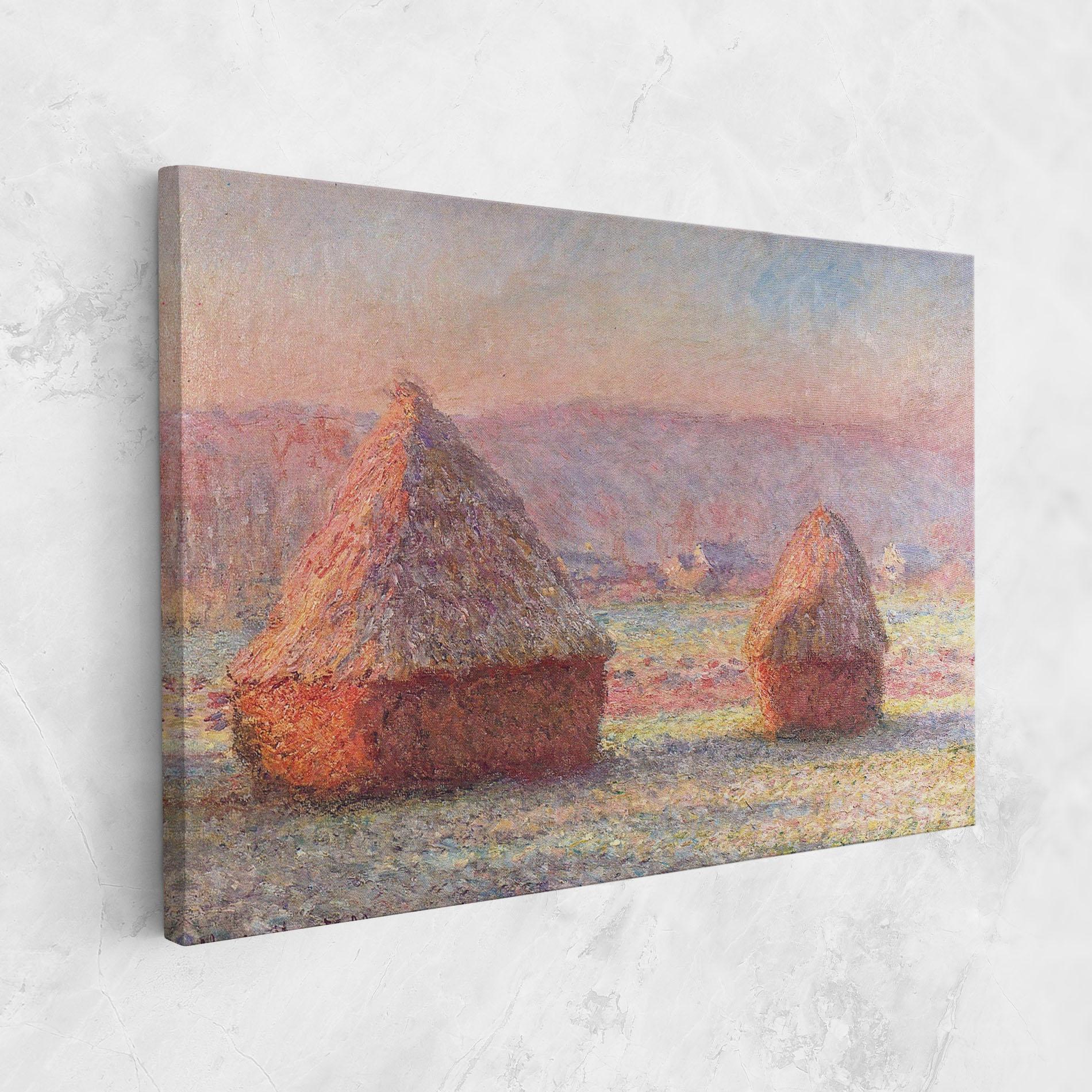 Obraz na Płótnie White Frost mockup 1