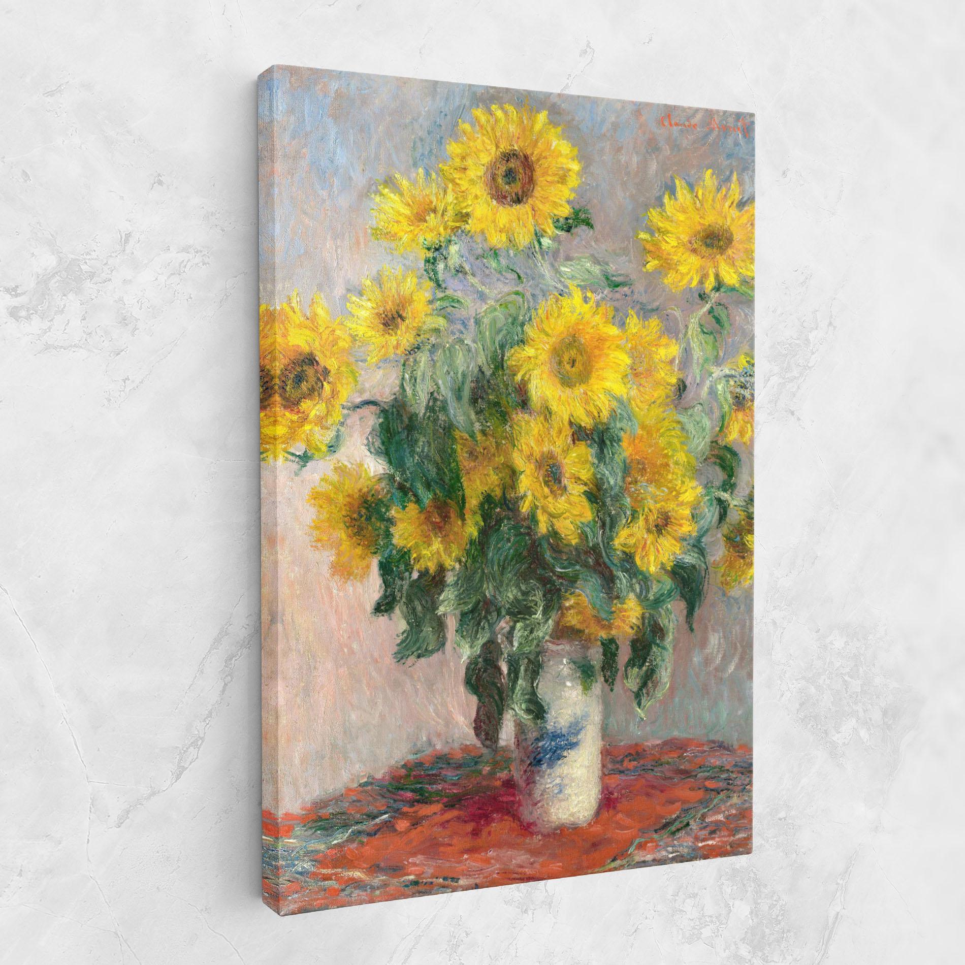 Obraz na Płótnie Bouquet Of Sunflowers 1881 mockup 1