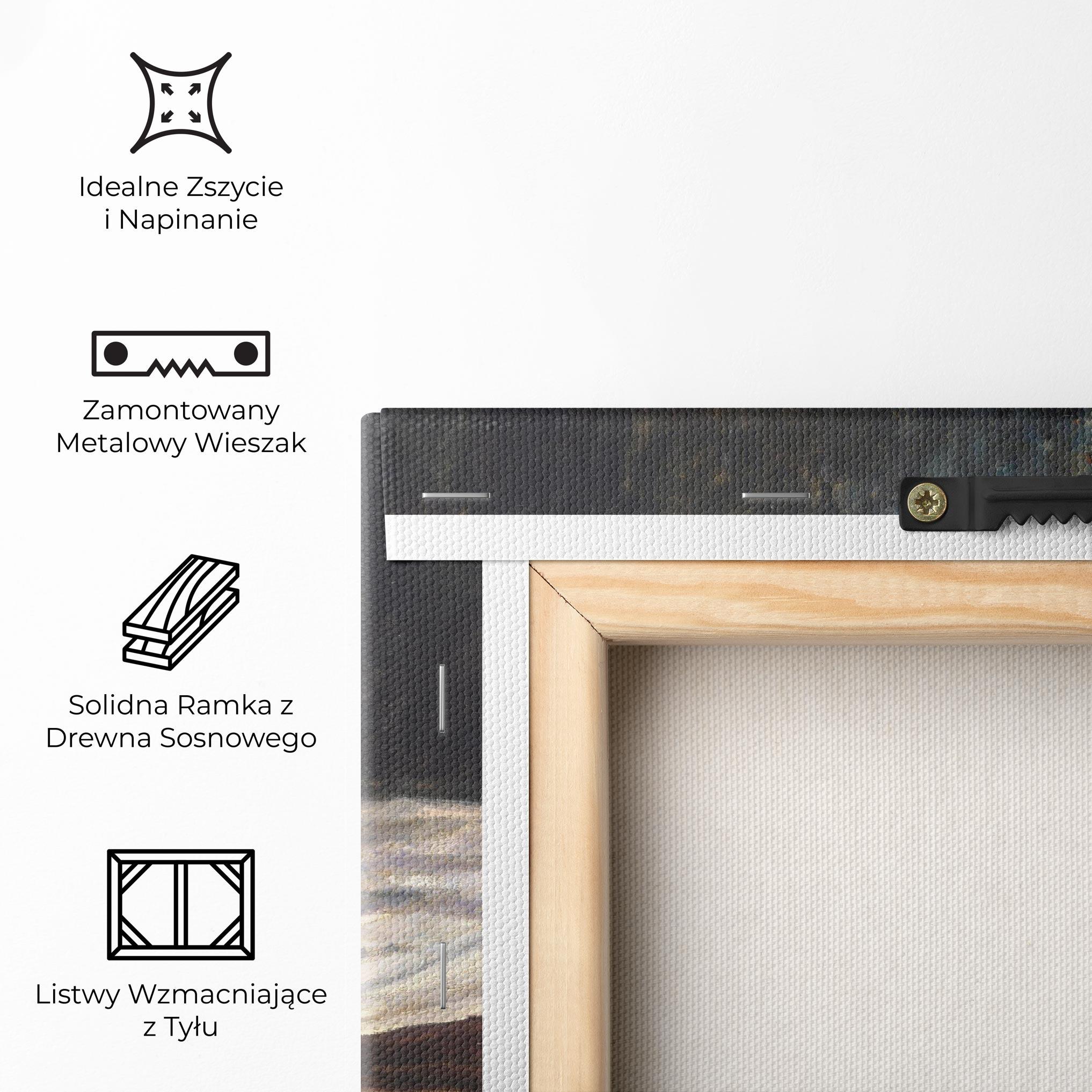 Obraz na Płótnie Apples And Grapes mockup 5