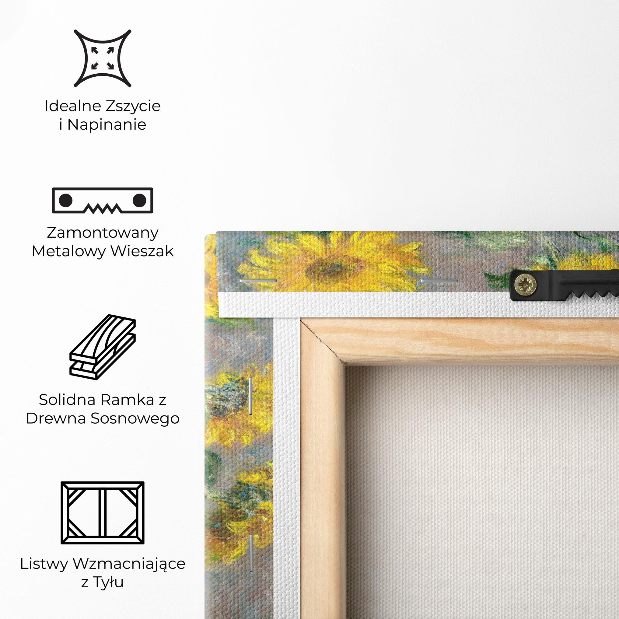 Obraz na Płótnie Bouquet Of Sunflowers 1881 mockup 5