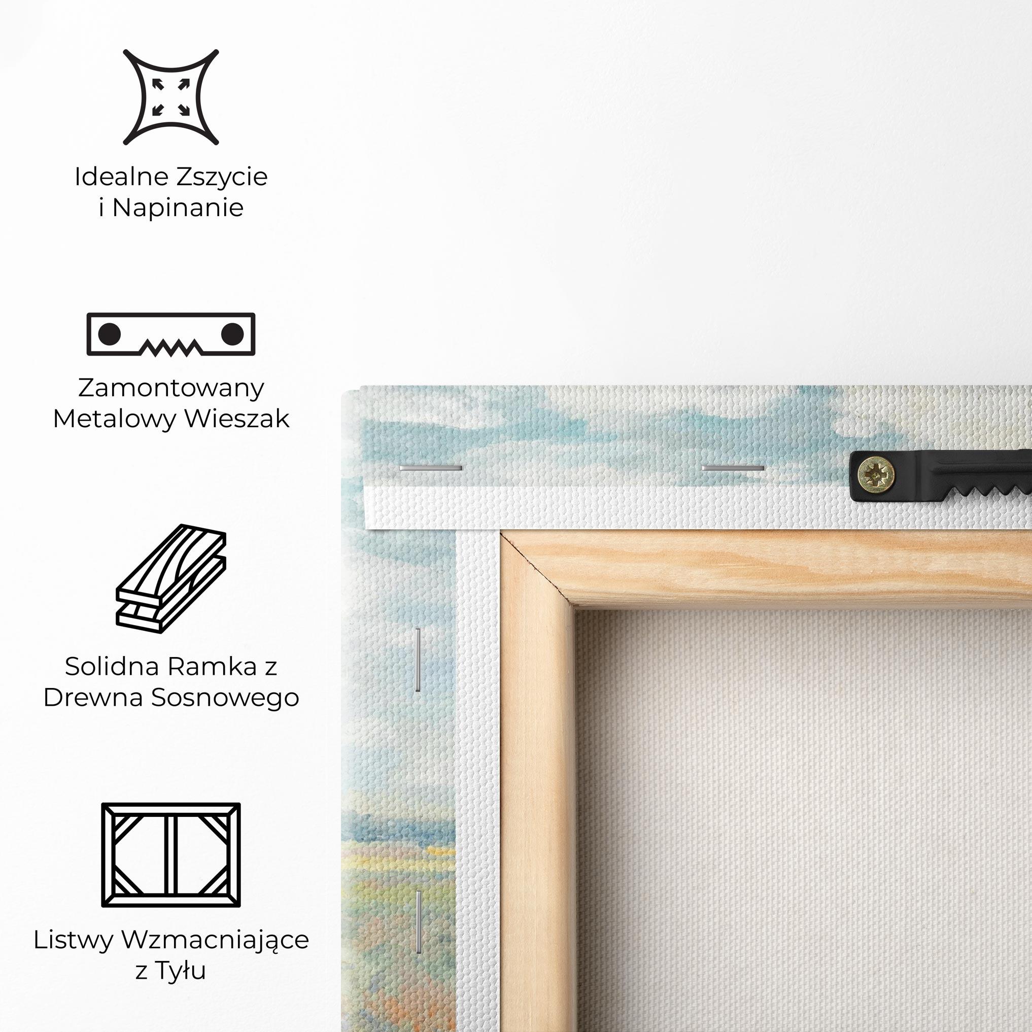 Obraz na Płótnie Monet's Landscape Background mockup 5