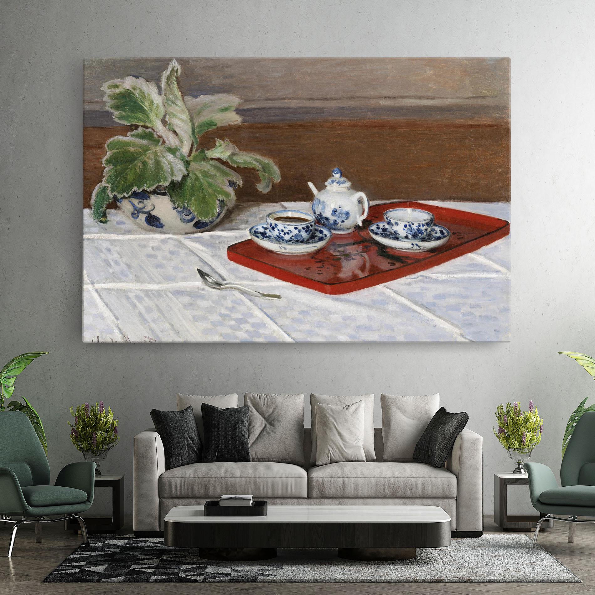 Obraz na Płótnie Tea Service mockup 7