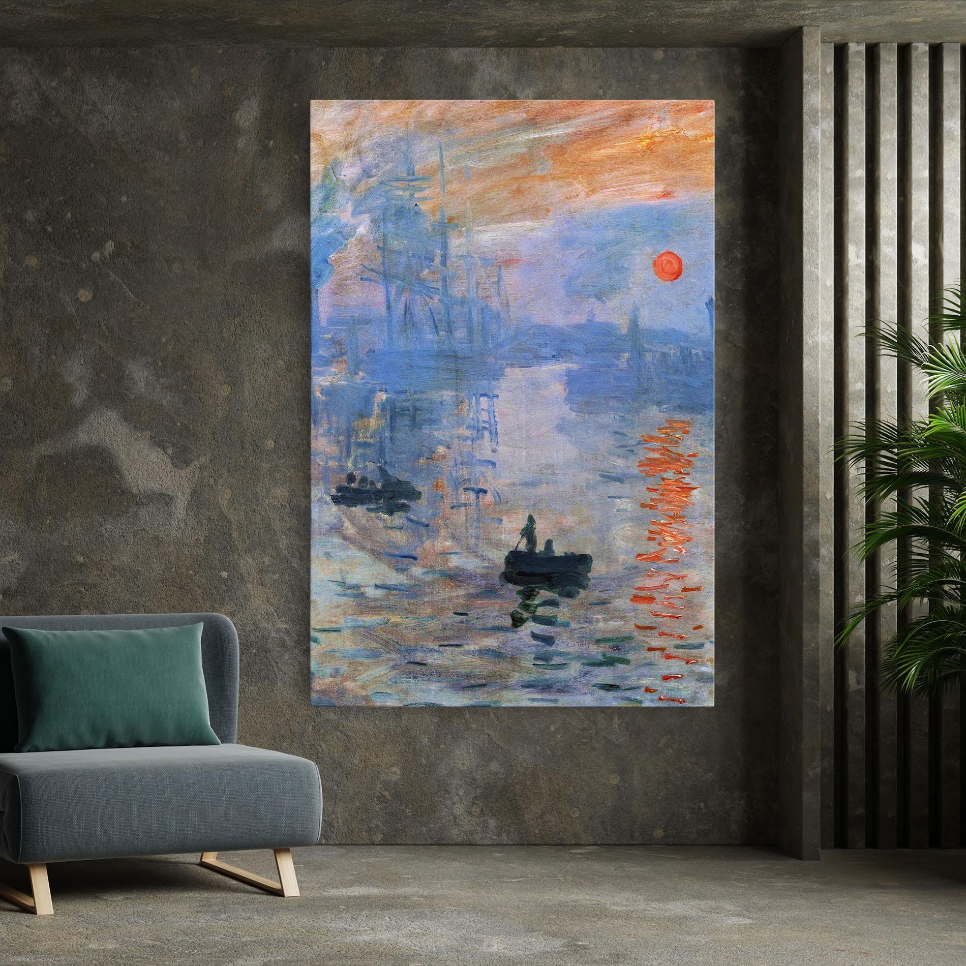 Obraz na Płótnie Sunrise Painting mockup 7