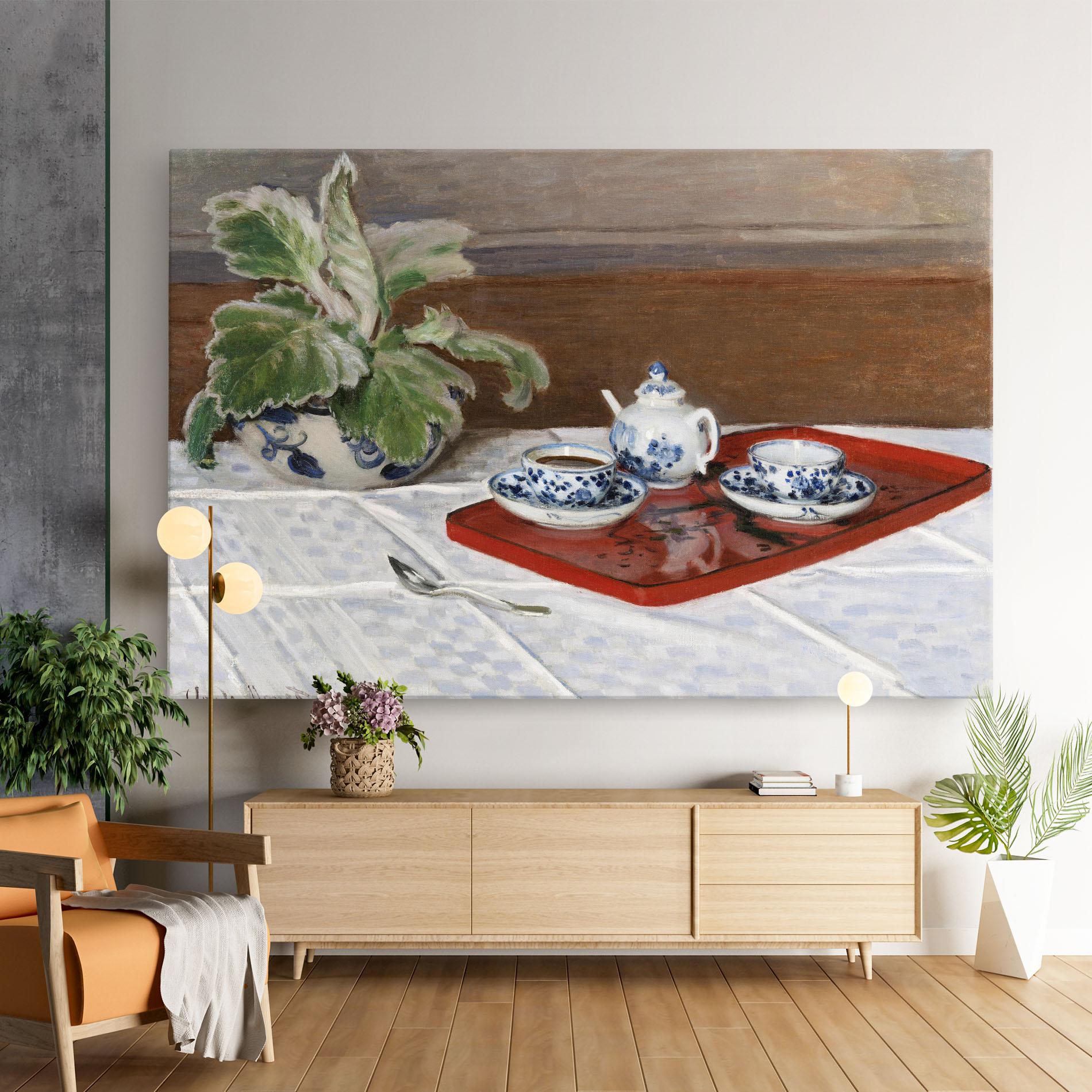 Obraz na Płótnie Tea Service mockup 9