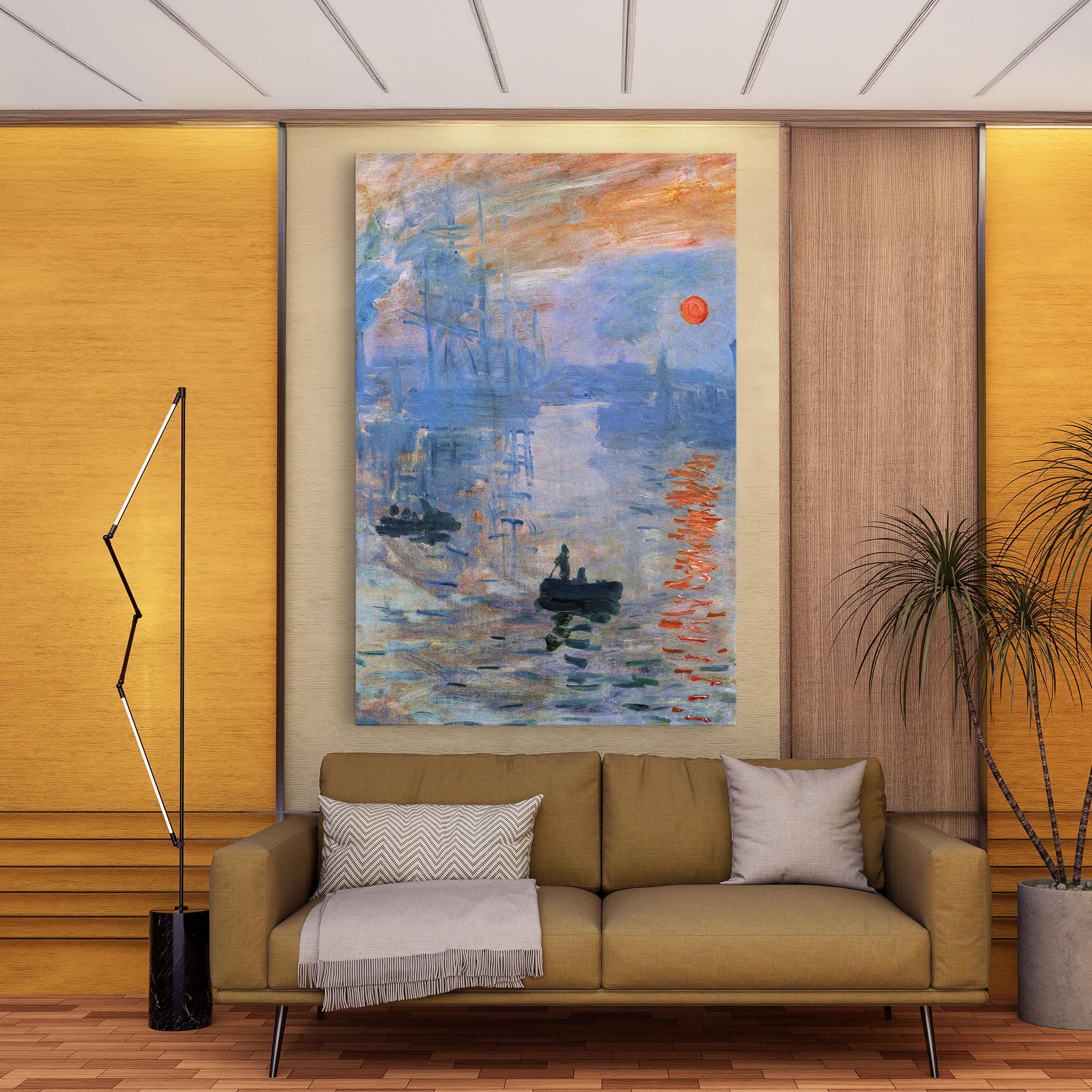 Obraz na Płótnie Sunrise Painting mockup 9