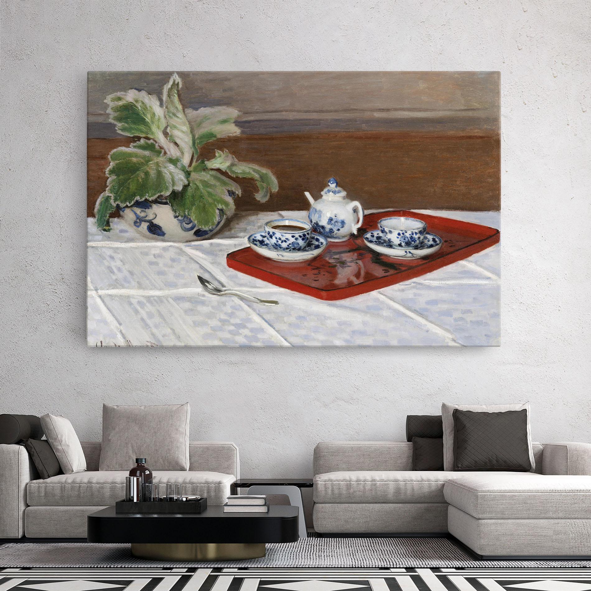 Obraz na Płótnie Tea Service mockup 2