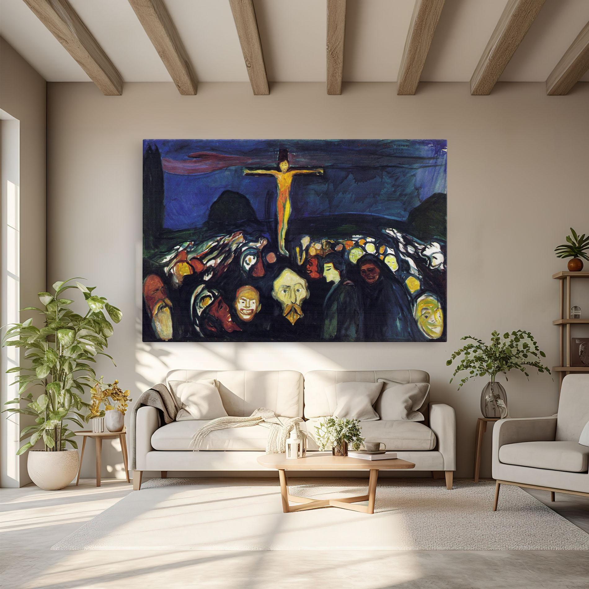 Obraz na Płótnie Golgotha mockup 6