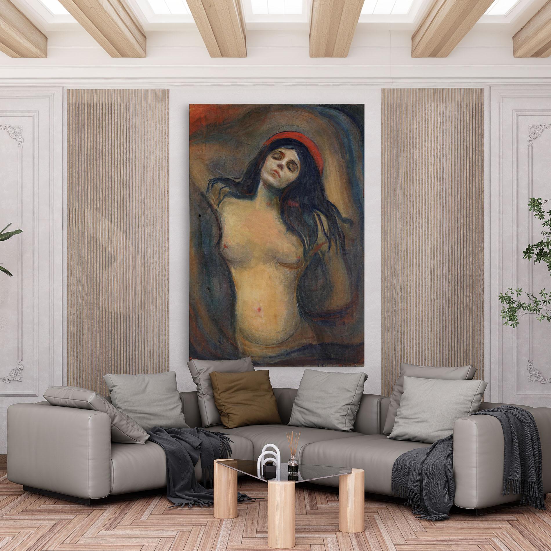 Obraz na Płótnie Madonna Oil Painting mockup 6