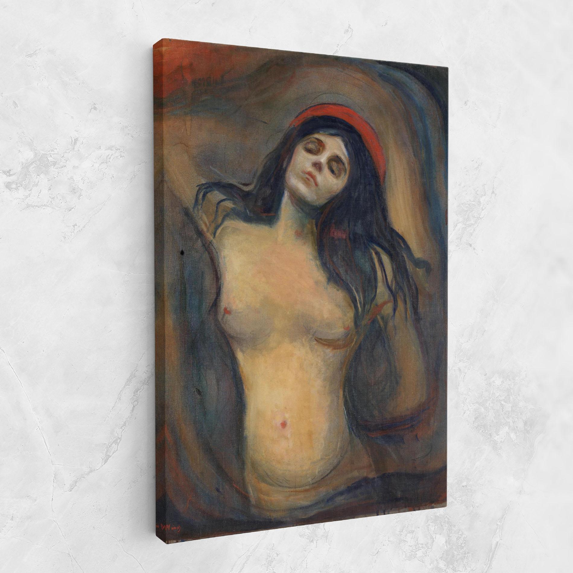 Obraz na Płótnie Madonna Oil Painting mockup 1