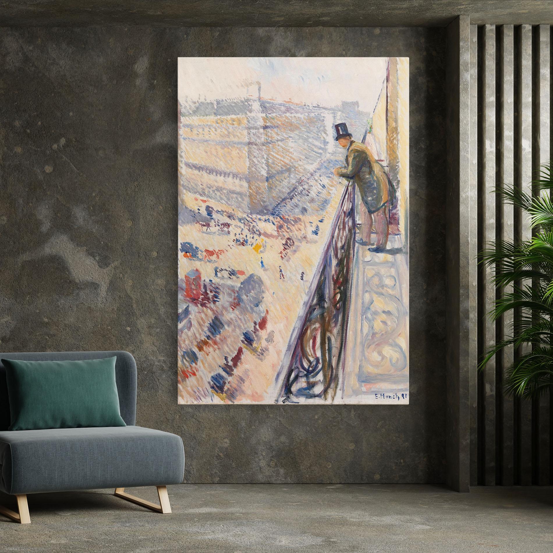 Obraz na Płótnie Rue Lafayette mockup 7