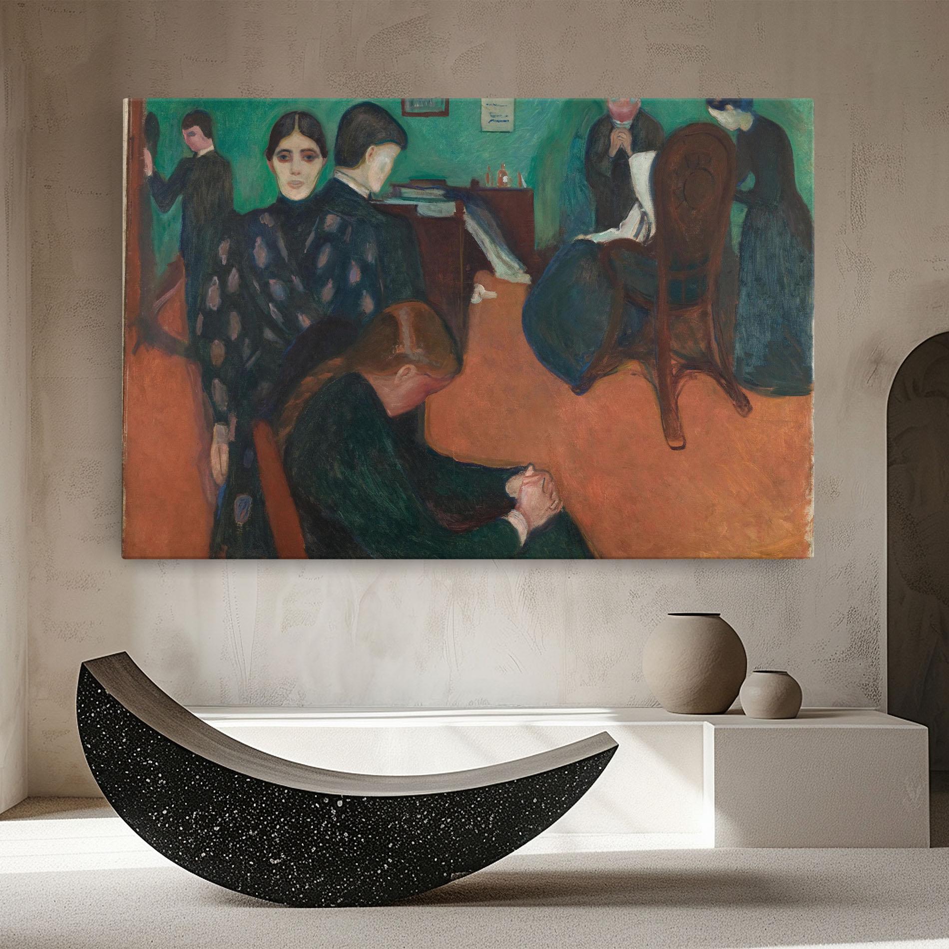 Obraz na Płótnie Death In Sickroom mockup 8