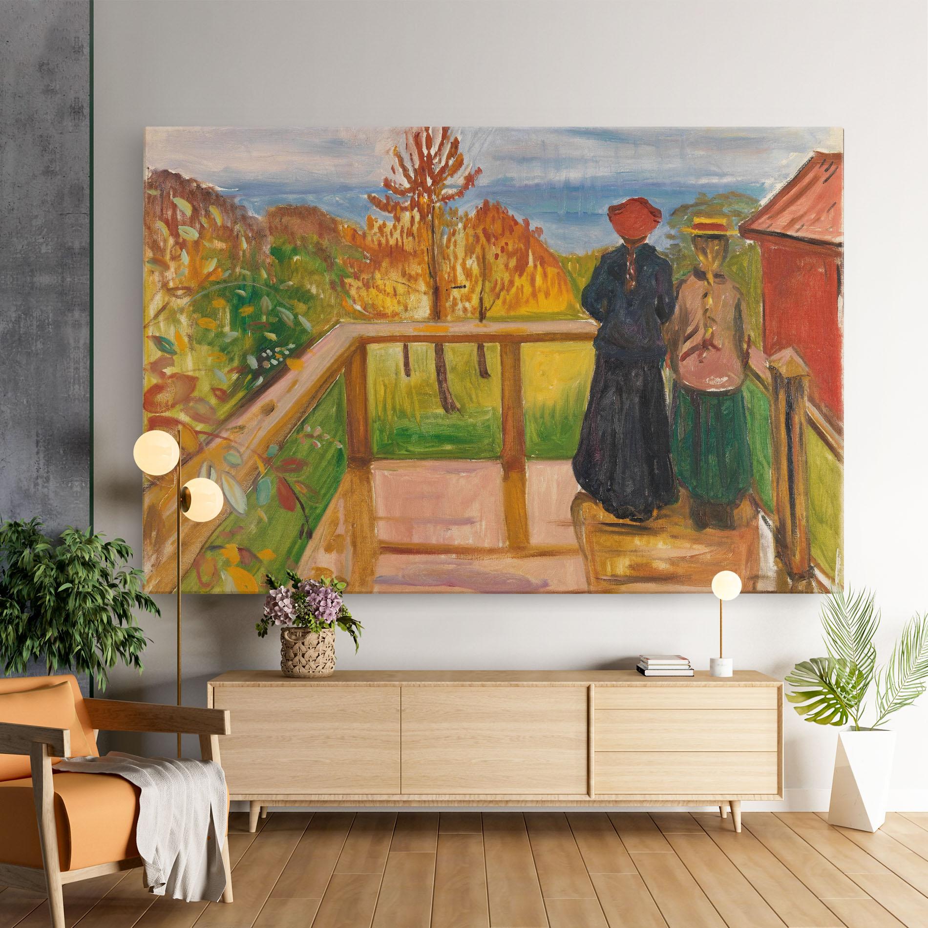 Obraz na Płótnie On The Veranda mockup 9