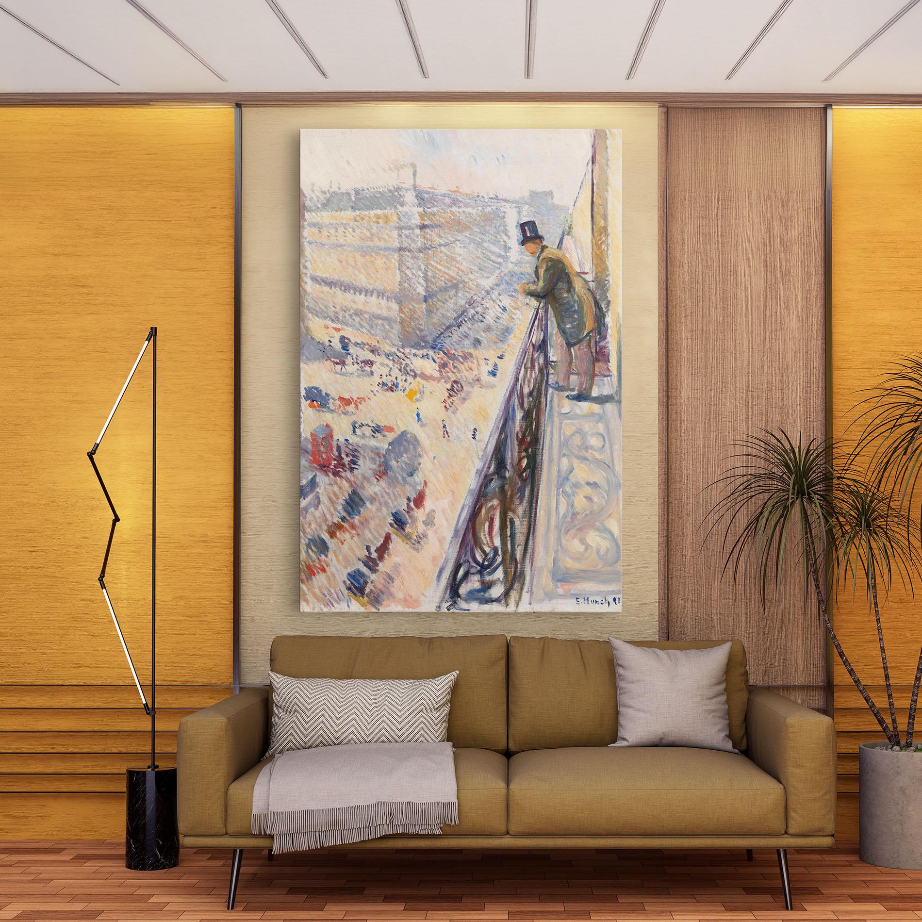 Obraz na Płótnie Rue Lafayette mockup 9