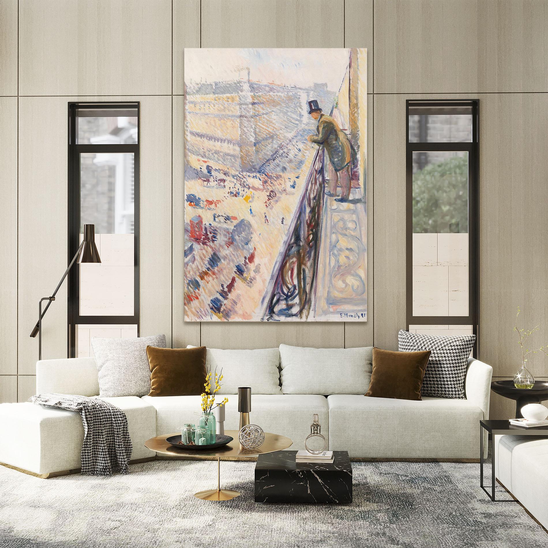 Obraz na Płótnie Rue Lafayette mockup 2