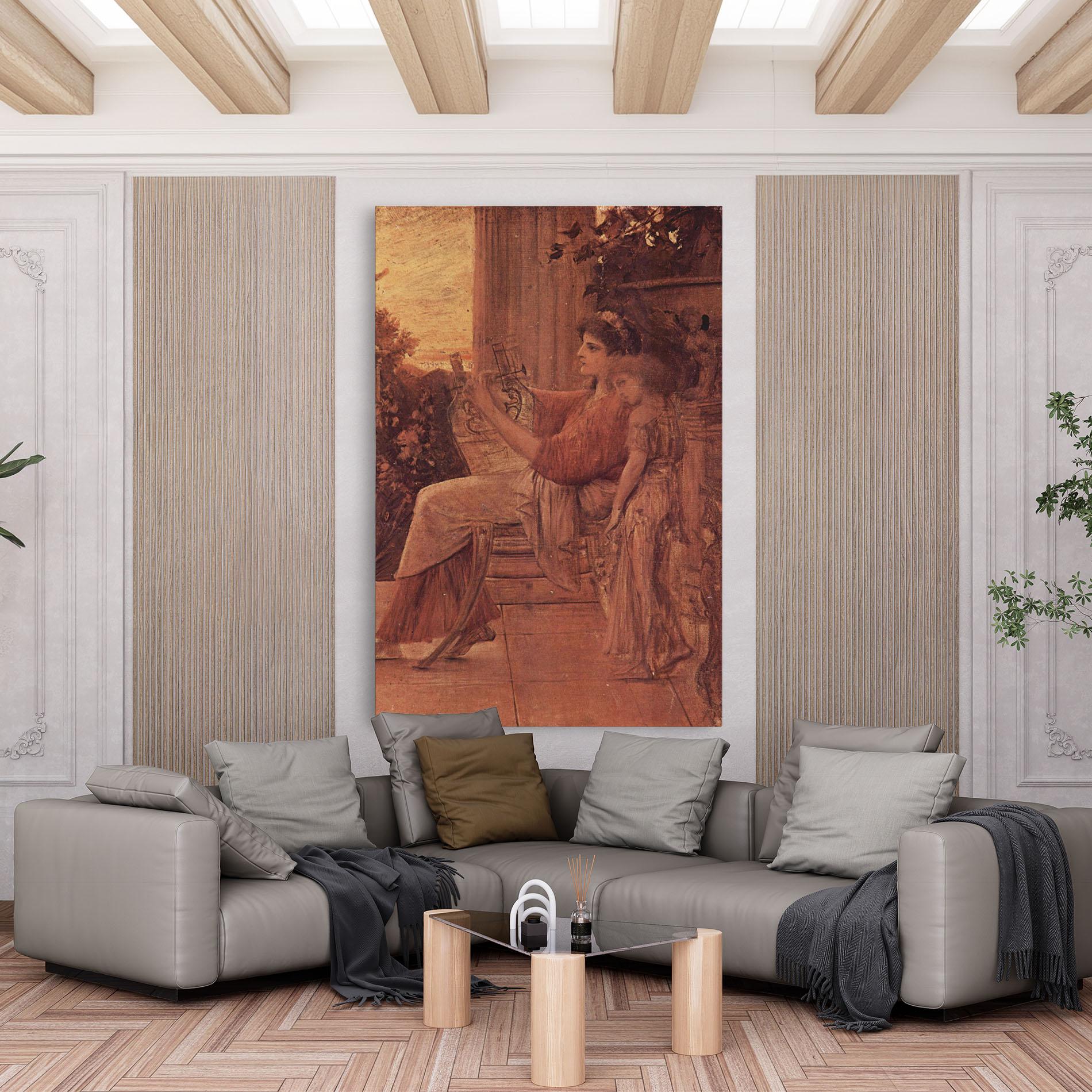 Obraz na Płótnie Gustav Klimt Painting mockup 6