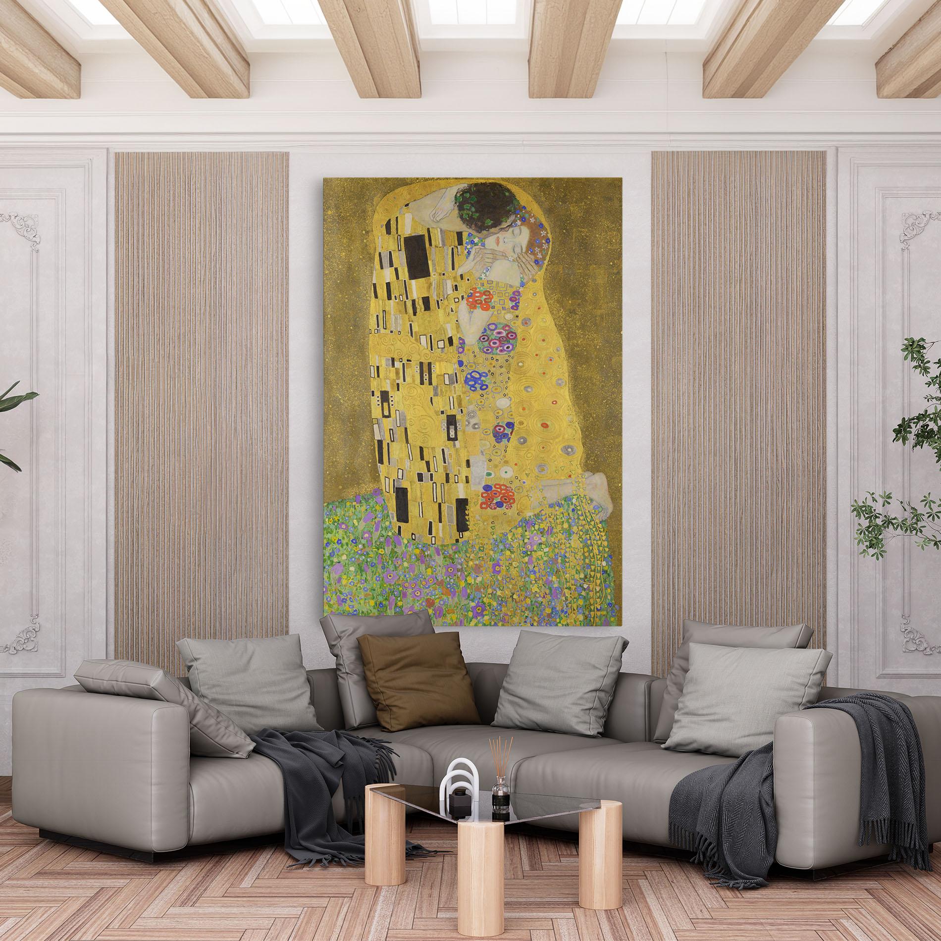 Obraz na Płótnie The Kiss mockup 6