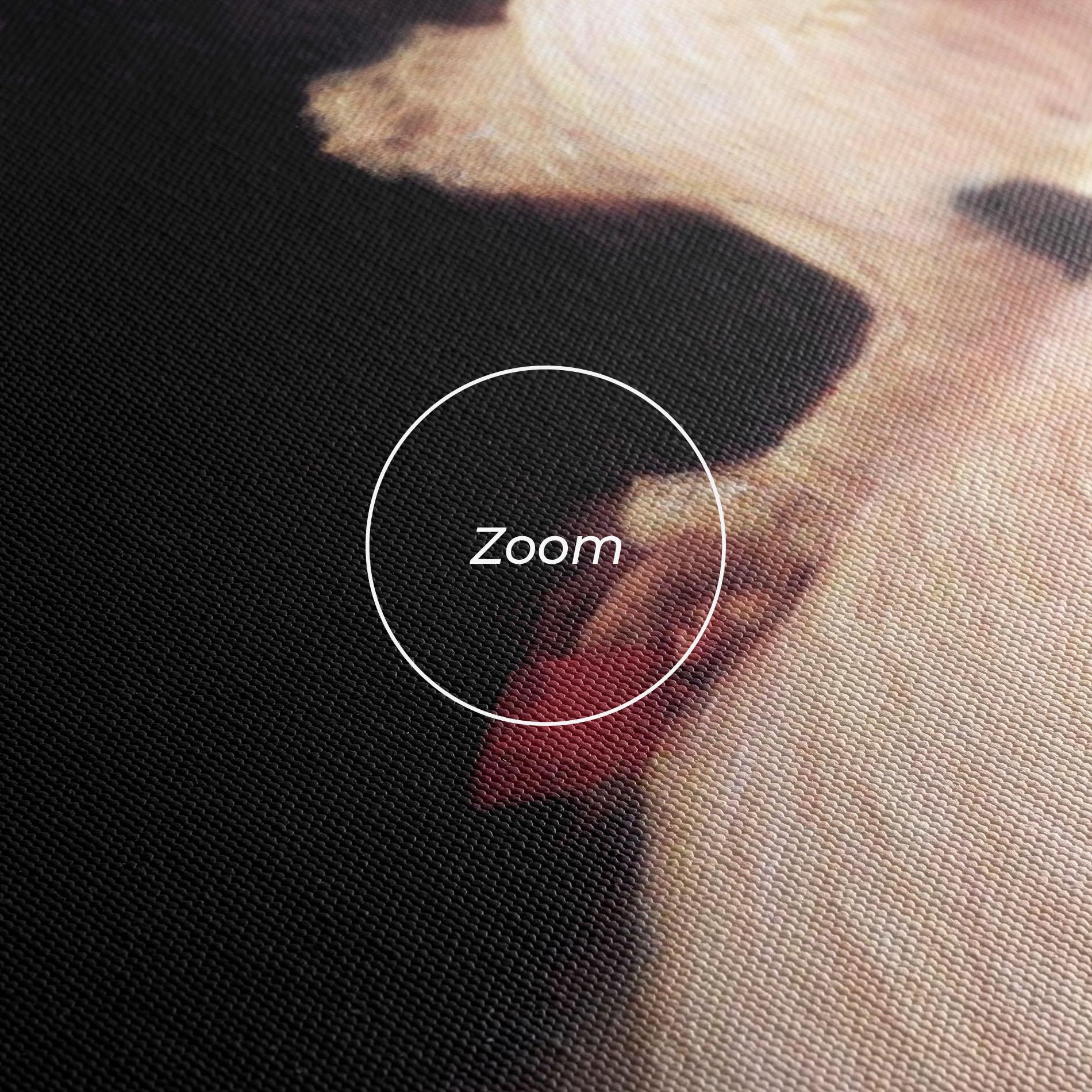 Obraz na Płótnie Gustav Klimt Pink Dress mockup 3