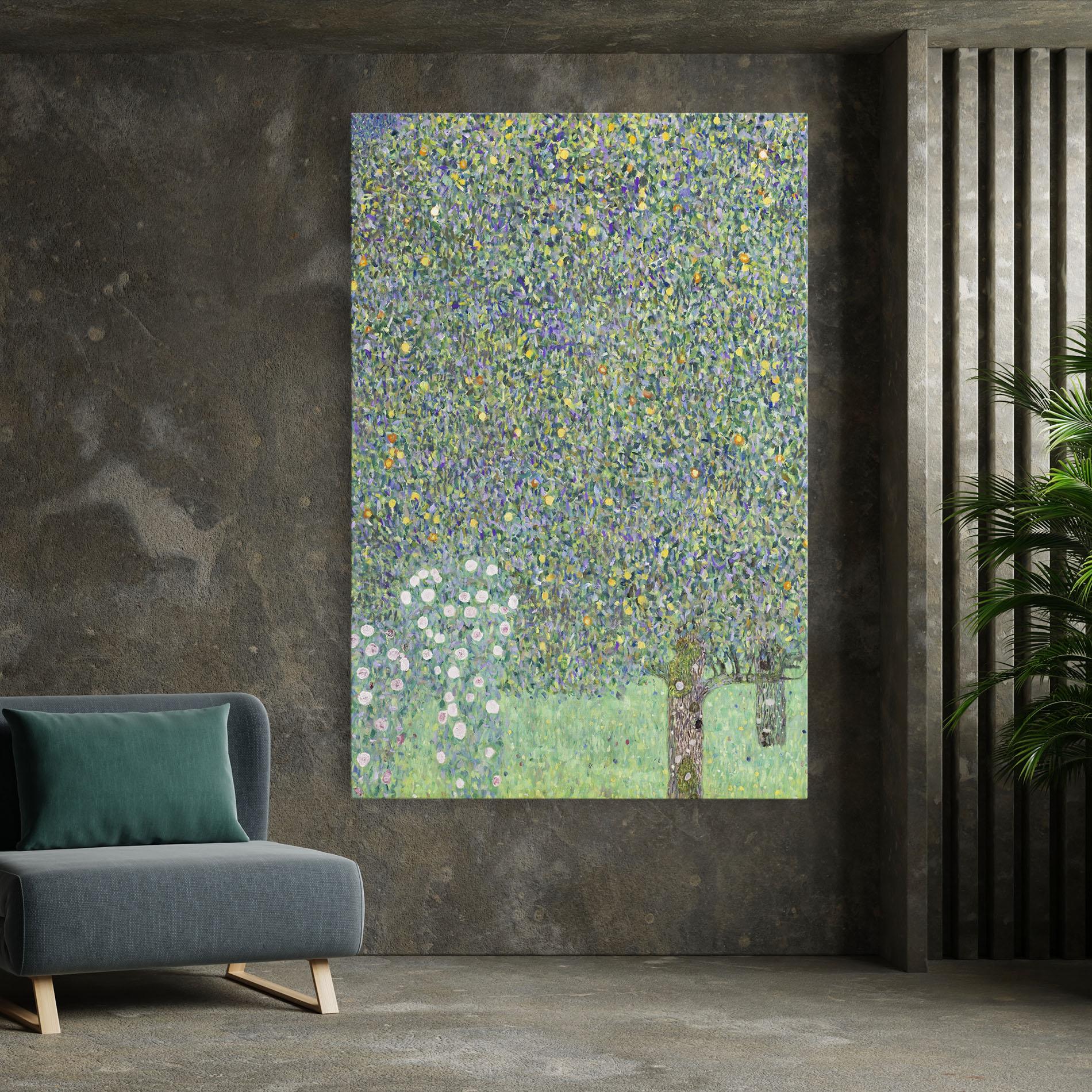 Obraz na Płótnie Rosebushes mockup 7