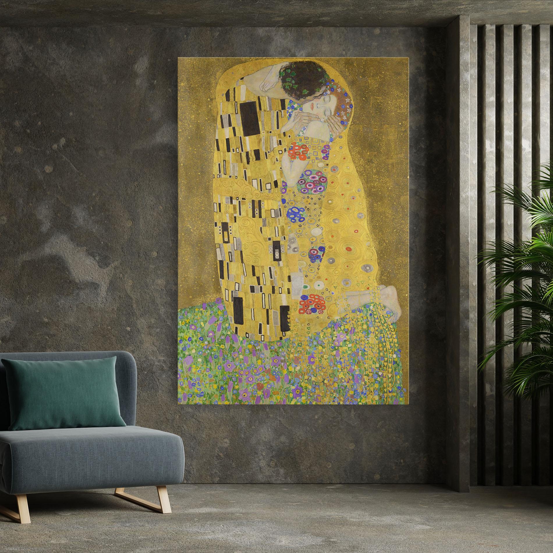 Obraz na Płótnie The Kiss mockup 7