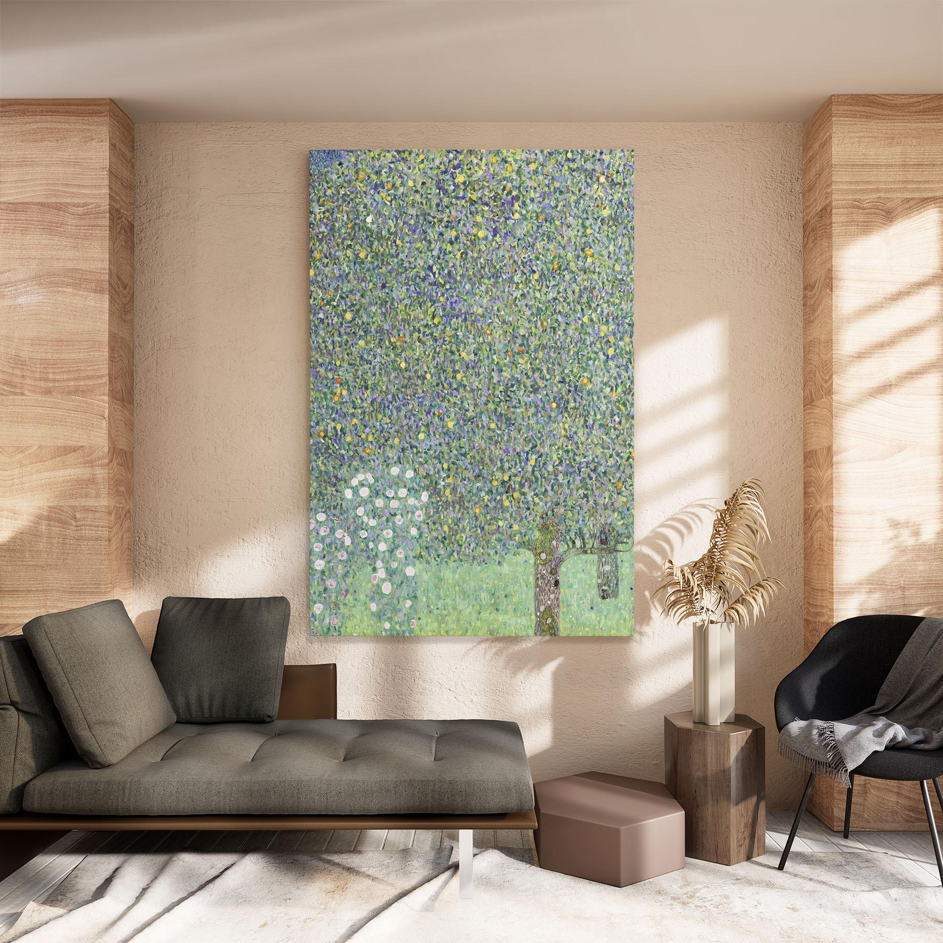 Obraz na Płótnie Rosebushes mockup 8