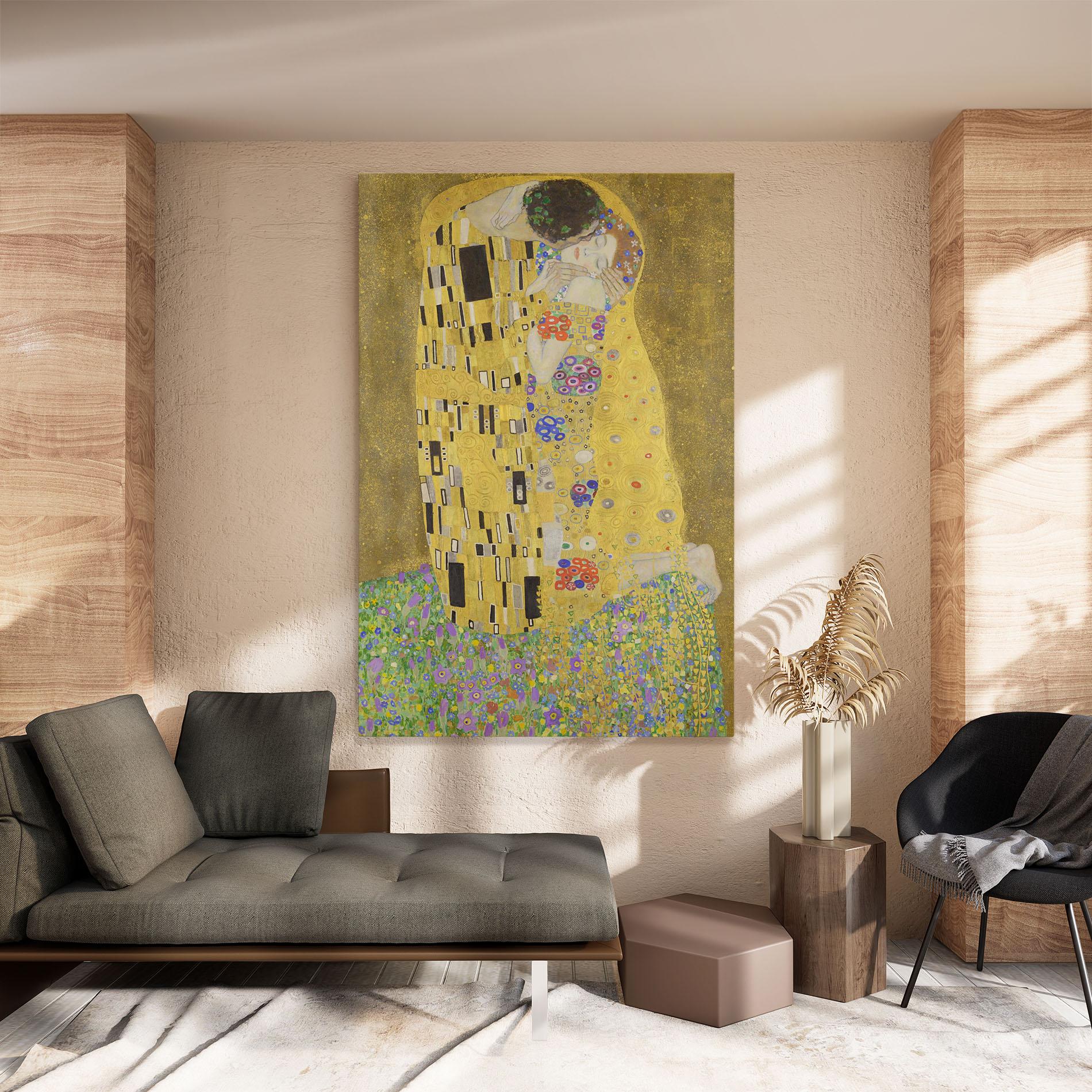 Obraz na Płótnie The Kiss mockup 8