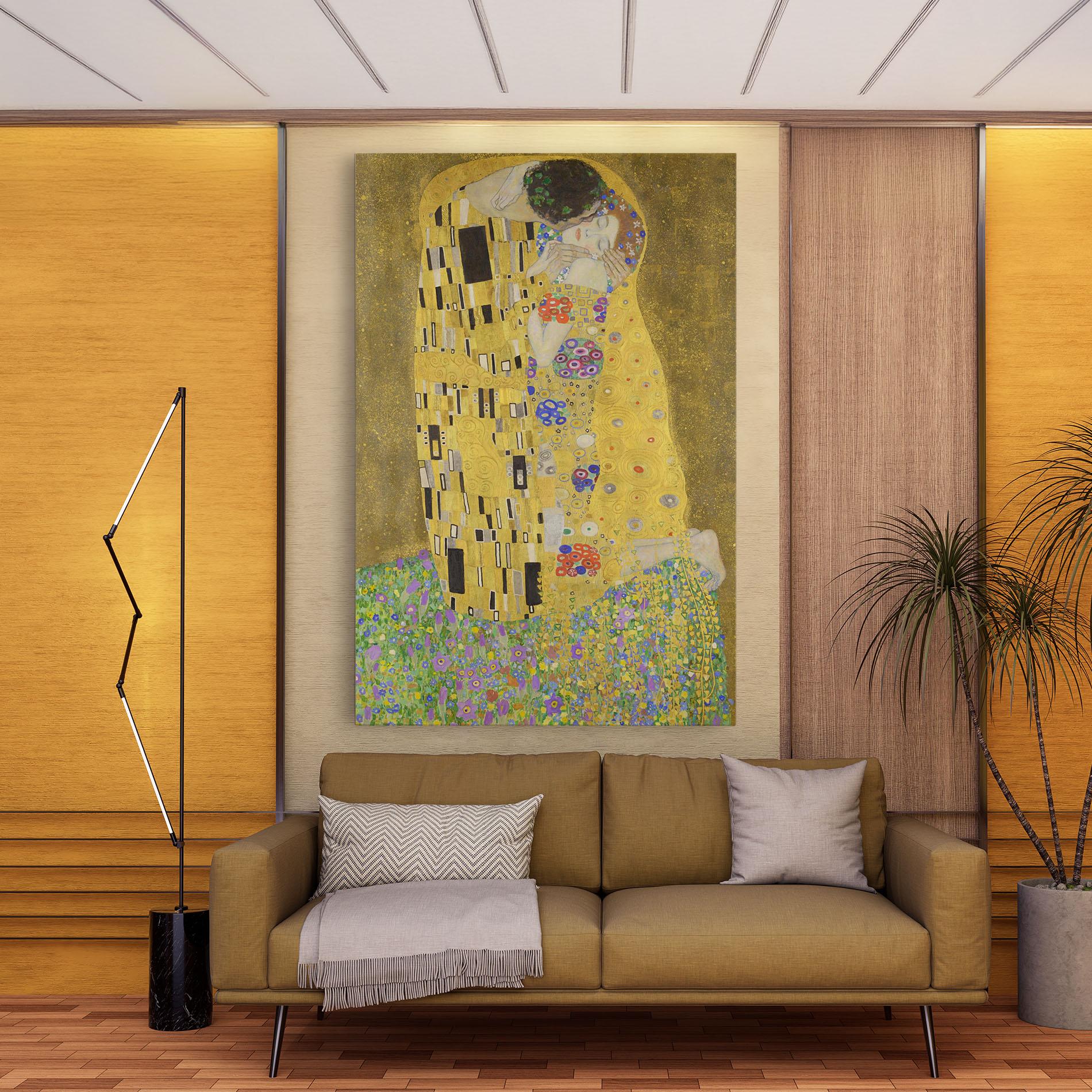 Obraz na Płótnie The Kiss mockup 9